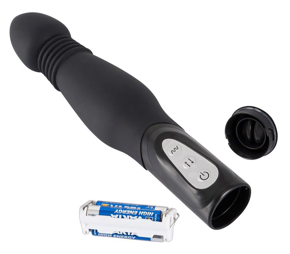 Wibrator analny wstrząsowy You2Toys czarny silikonowy 23,5 cm - obrazek 13