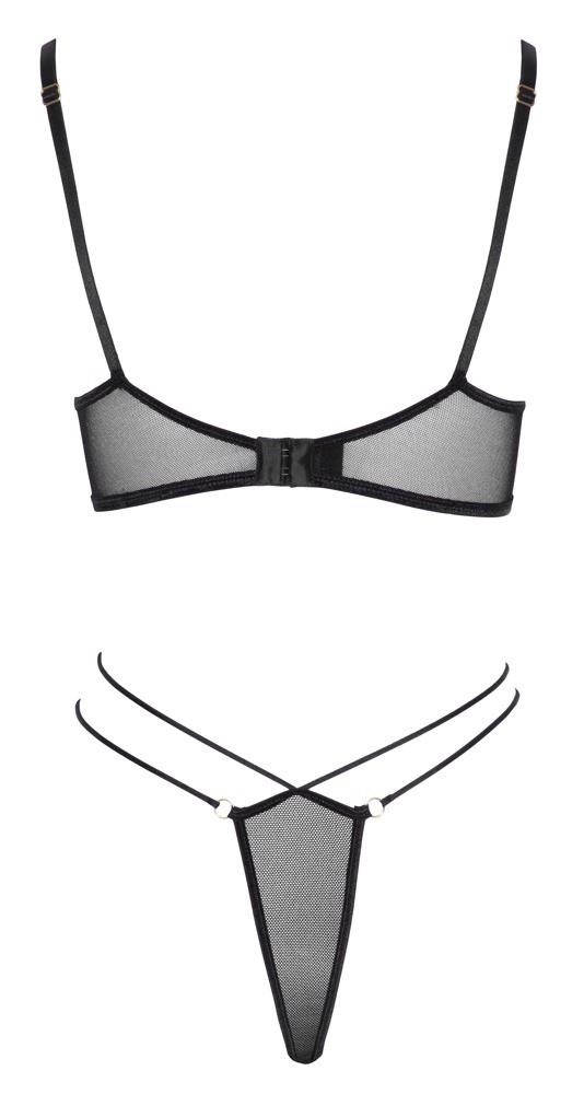 Biustonosz i stringi Rio Cottelli LINGERIE złoty L - obrazek 6