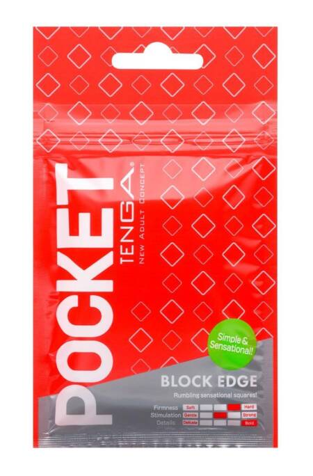Masturbator kieszonkowy Tenga Pocket Block Edge