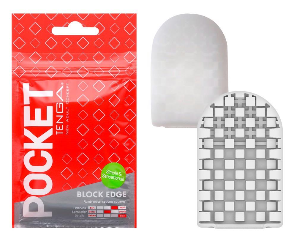 Masturbator kieszonkowy Tenga Pocket Block Edge - obrazek 5