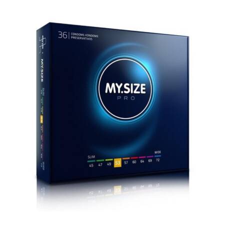Prezerwatywy cienkie MY.SIZE PRO 53 przezroczyste wegańskie