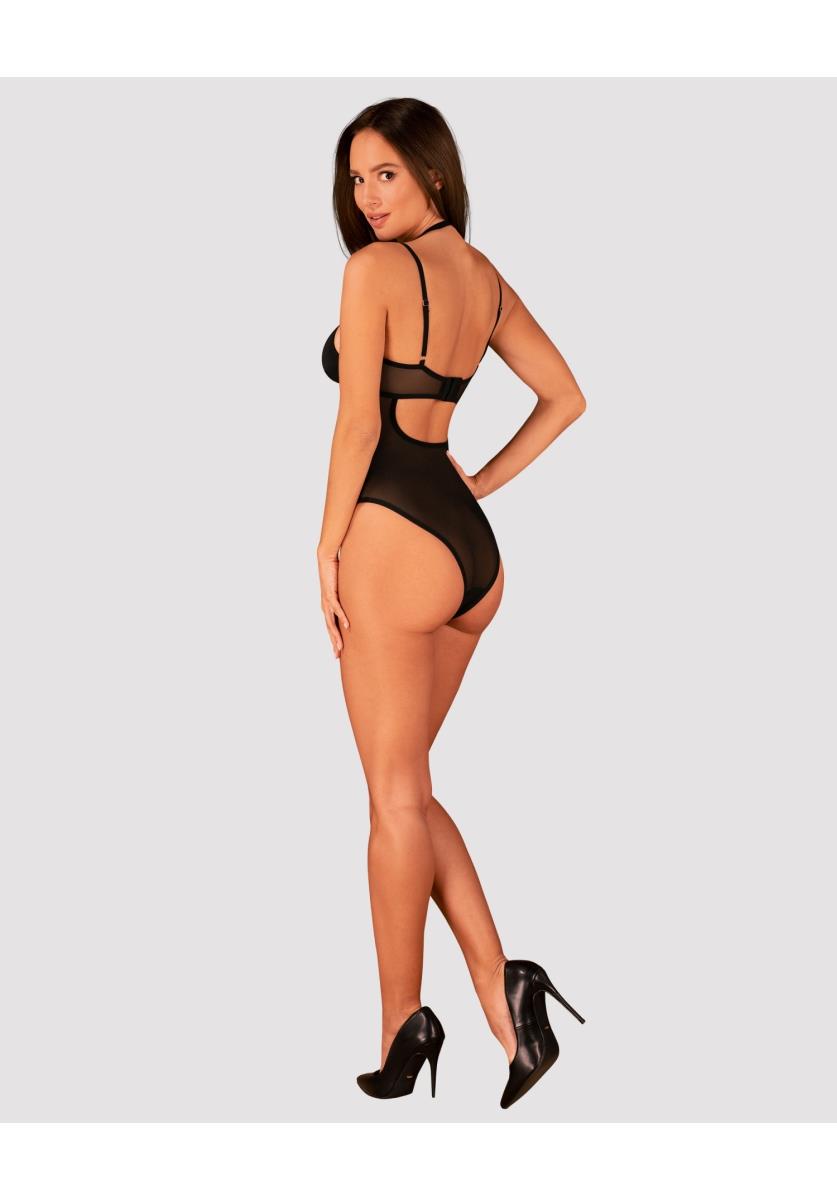Body erotyczne Selinne Obsessive czarne XS/S - obrazek 4