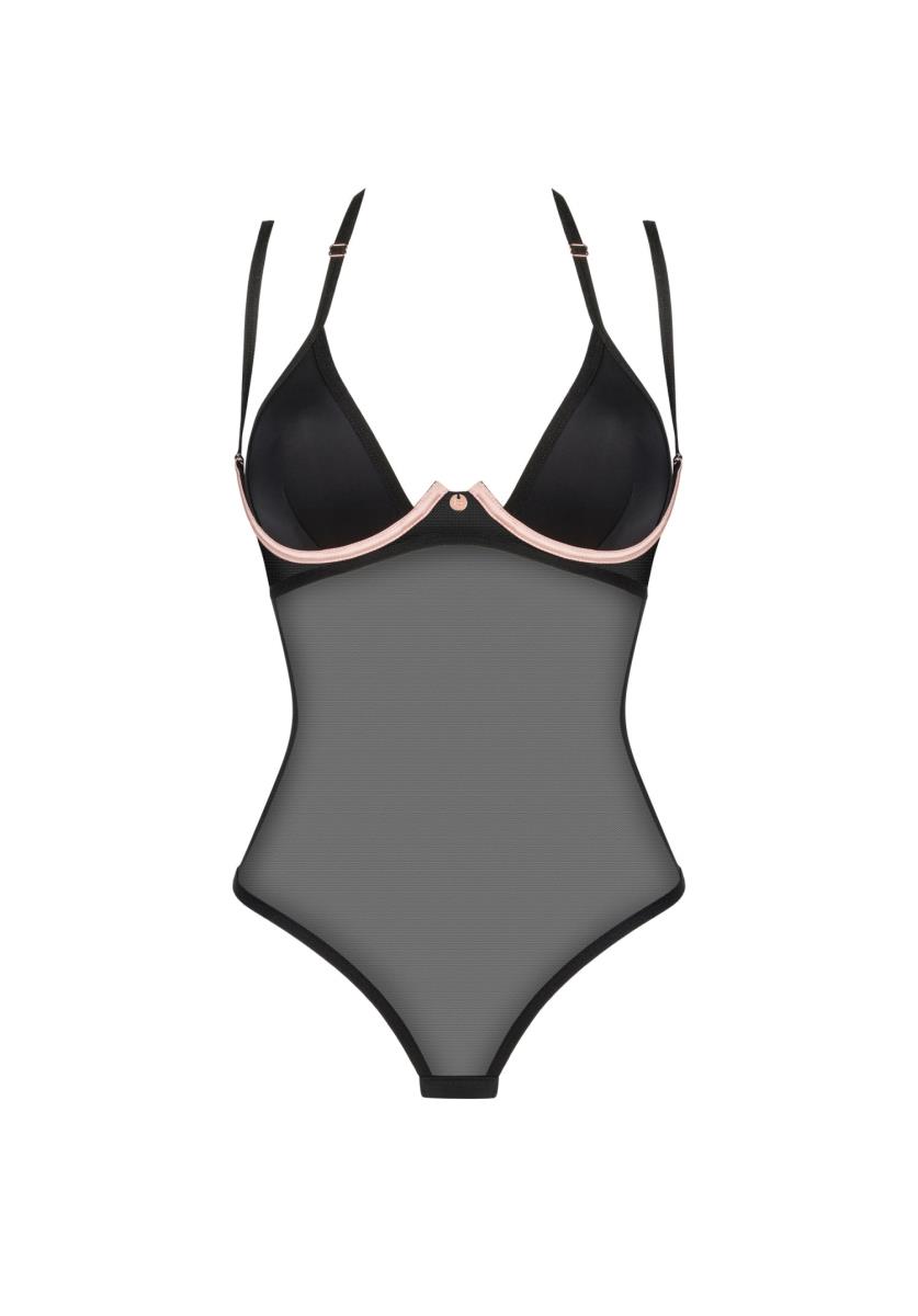 Body erotyczne Selinne Obsessive czarne XS/S - obrazek 5