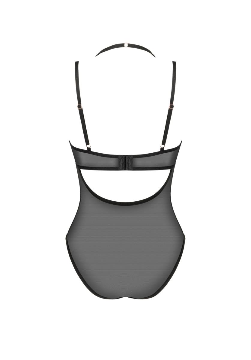 Body erotyczne Selinne Obsessive czarne XS/S - obrazek 6