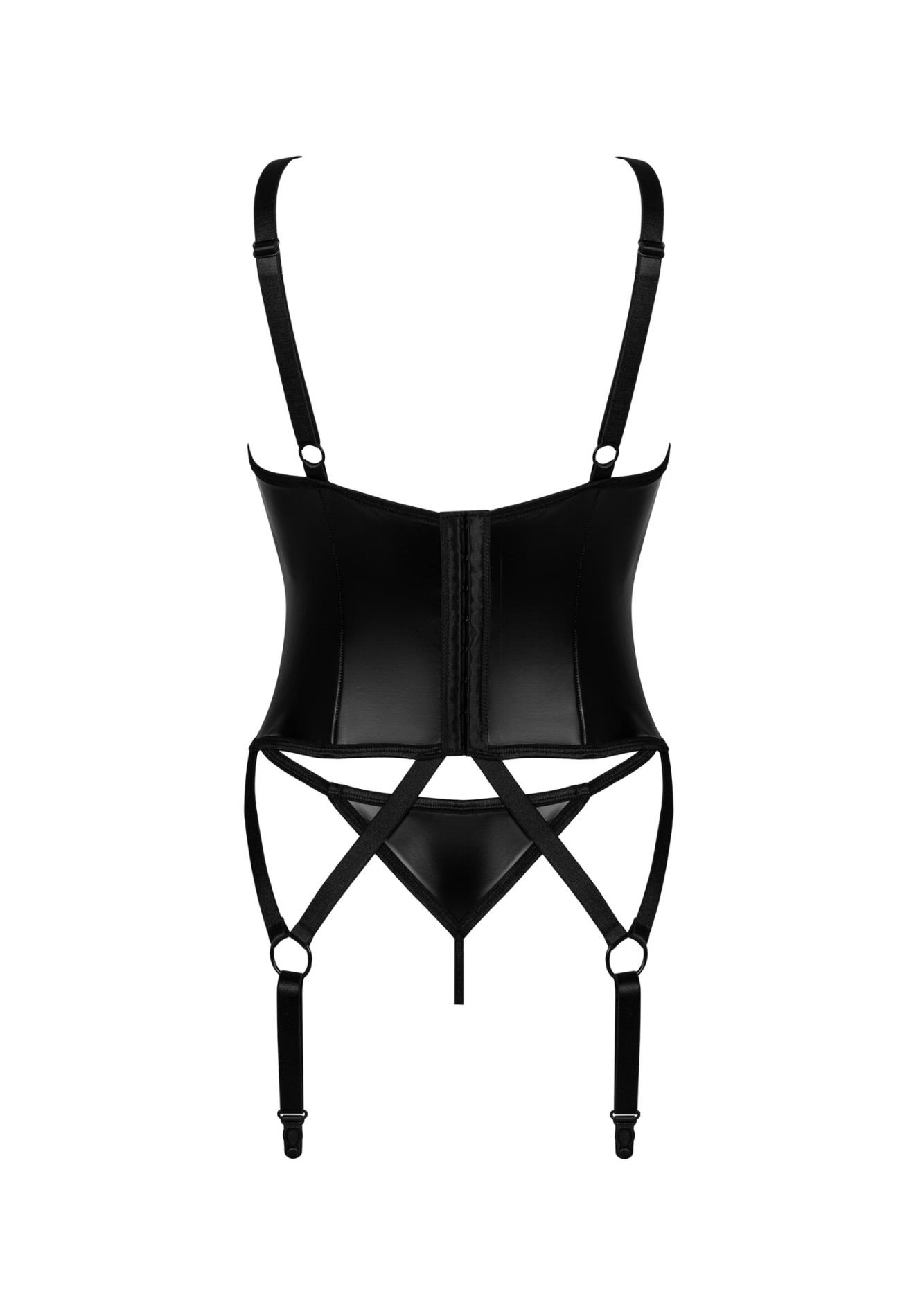 Gorset i stringi Armares Obsessive czarny XS/S - obrazek 6