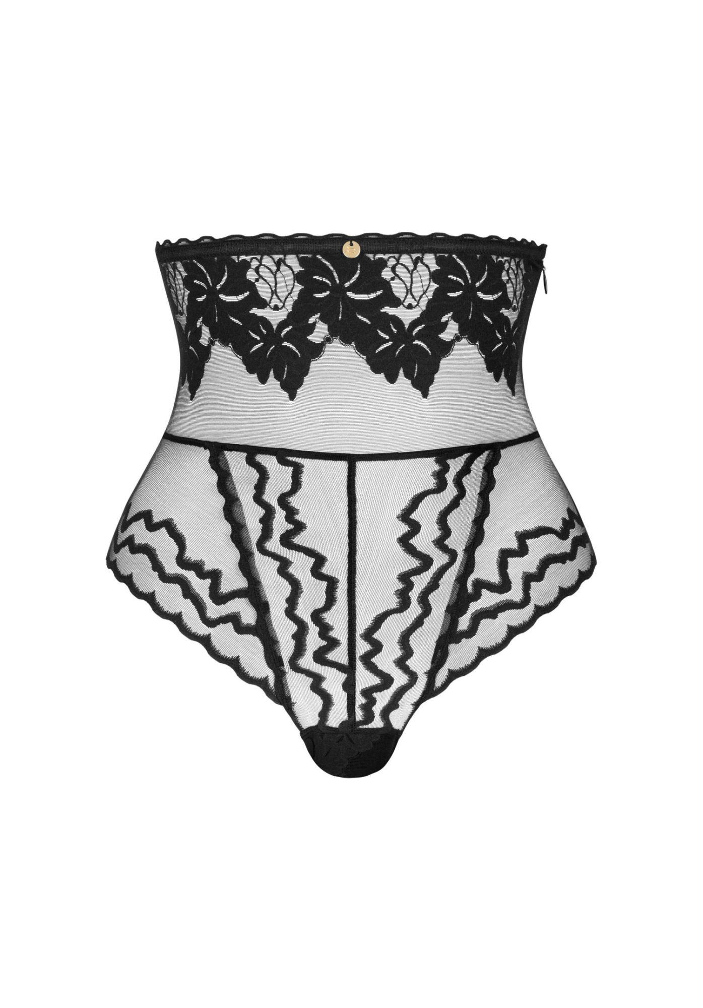 Figi otwarte Obsessive Arienna czarne XS/S - obrazek 7