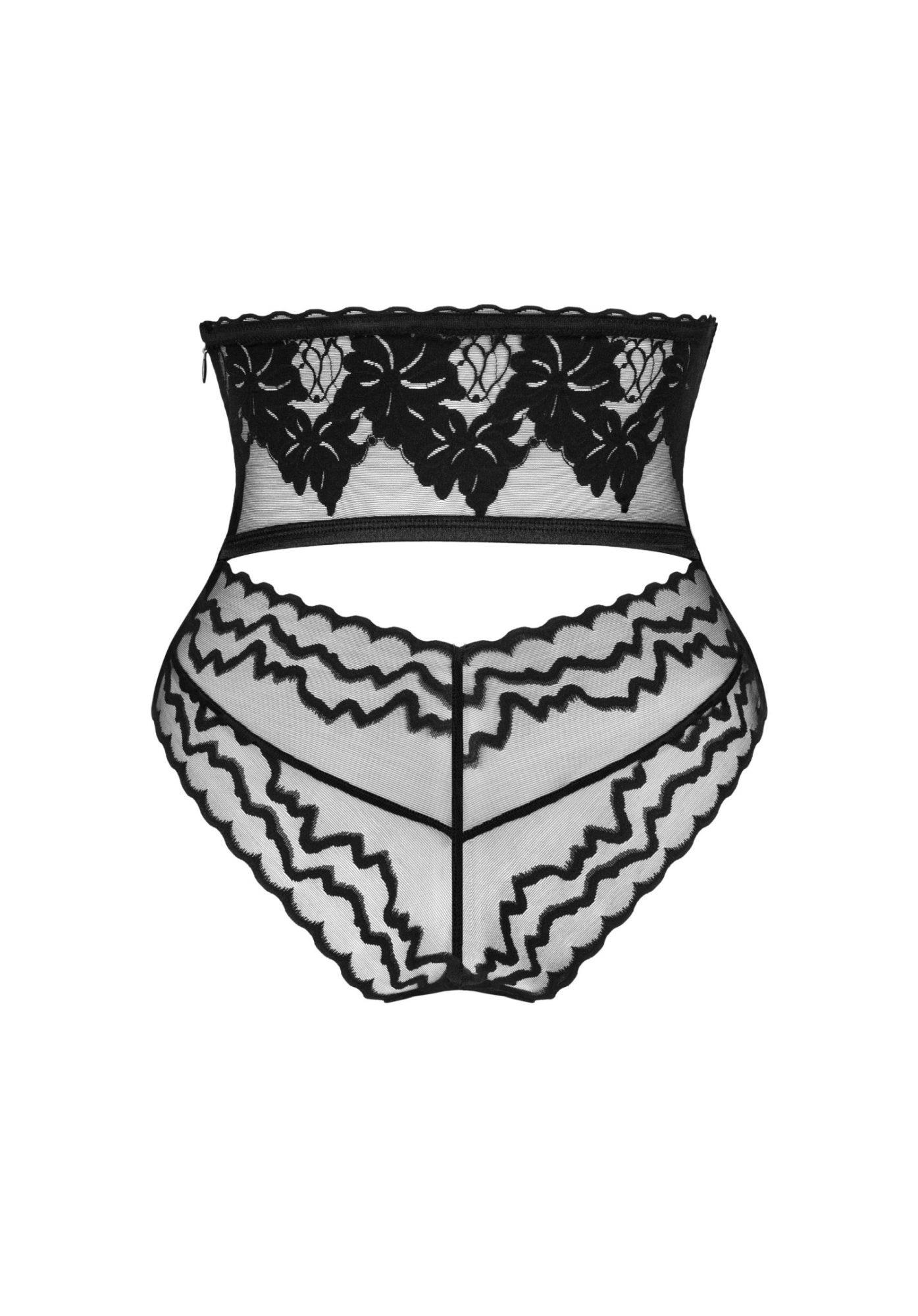Figi otwarte Obsessive Arienna czarne XS/S - obrazek 8