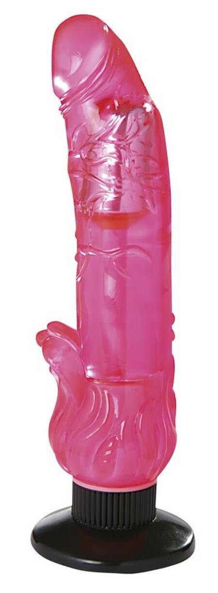 Wibrator żelowy realistyczny Me You Us Mounty 6 różowy 21 cm