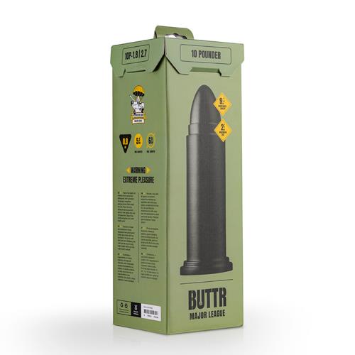 Korek analny BUTTR 10 Pounder czarny EasyToys - obrazek 5