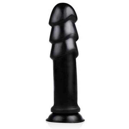 Dildo analne XXL BUTTR z przyssawką czarne 29 cm