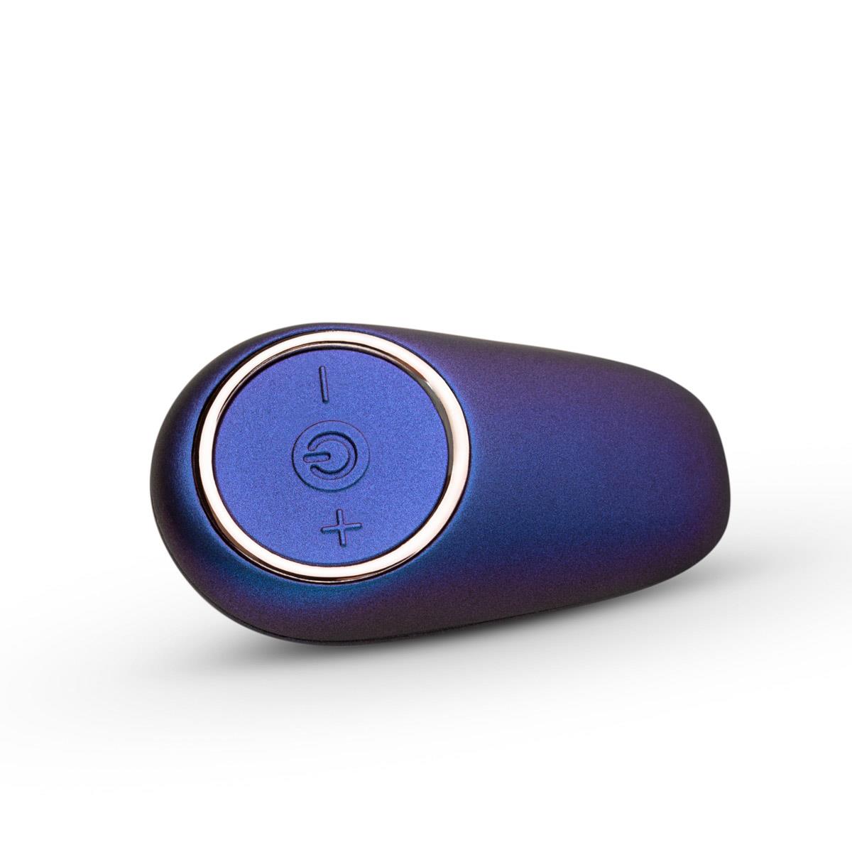 Wibrator analny z pierścieniem Hueman Black Hole fioletowy USB - obrazek 5