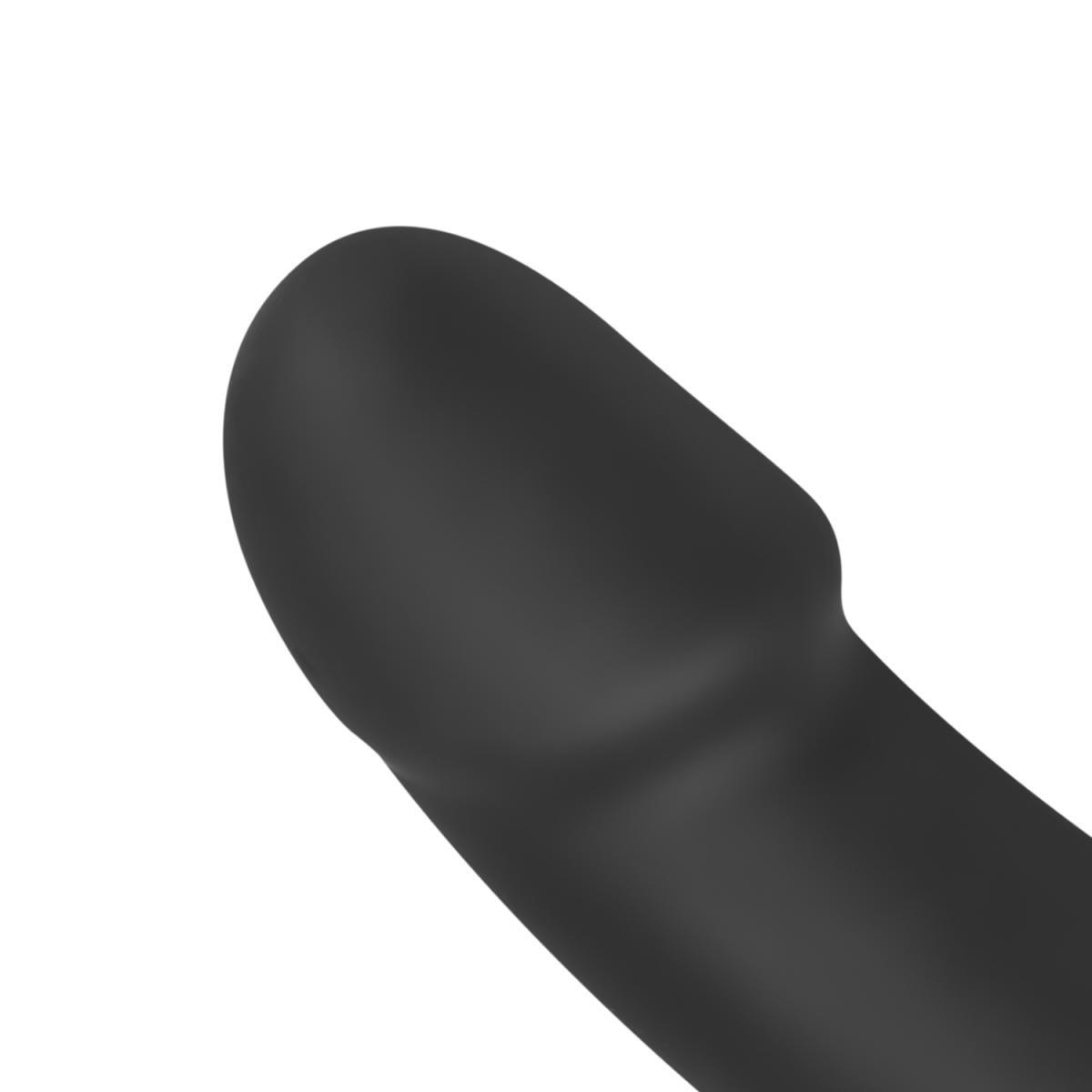 Samonośny strapon Morgan No Parts silikonowy 22 cm czarny - obrazek 10