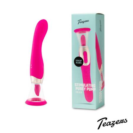 Pompka z wibratorem punktu G Teazers różowa USB