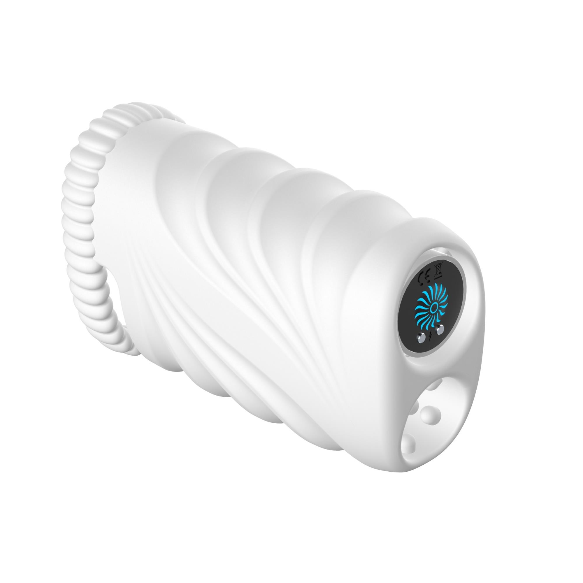Masturbator waginalny z wibracją B Series Cute biały USB wodoodporny - obrazek 9