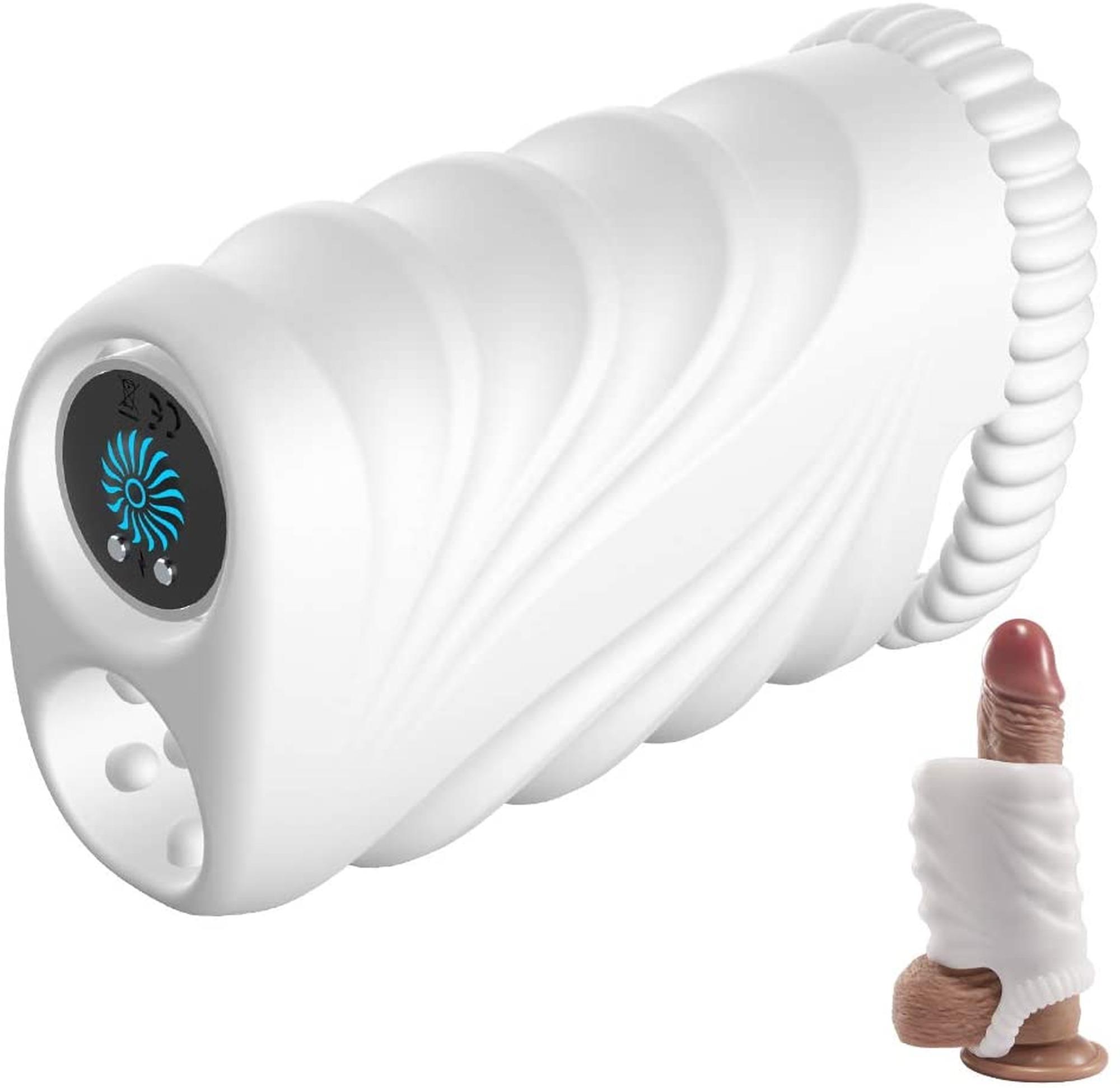 Masturbator waginalny z wibracją B Series Cute biały USB wodoodporny