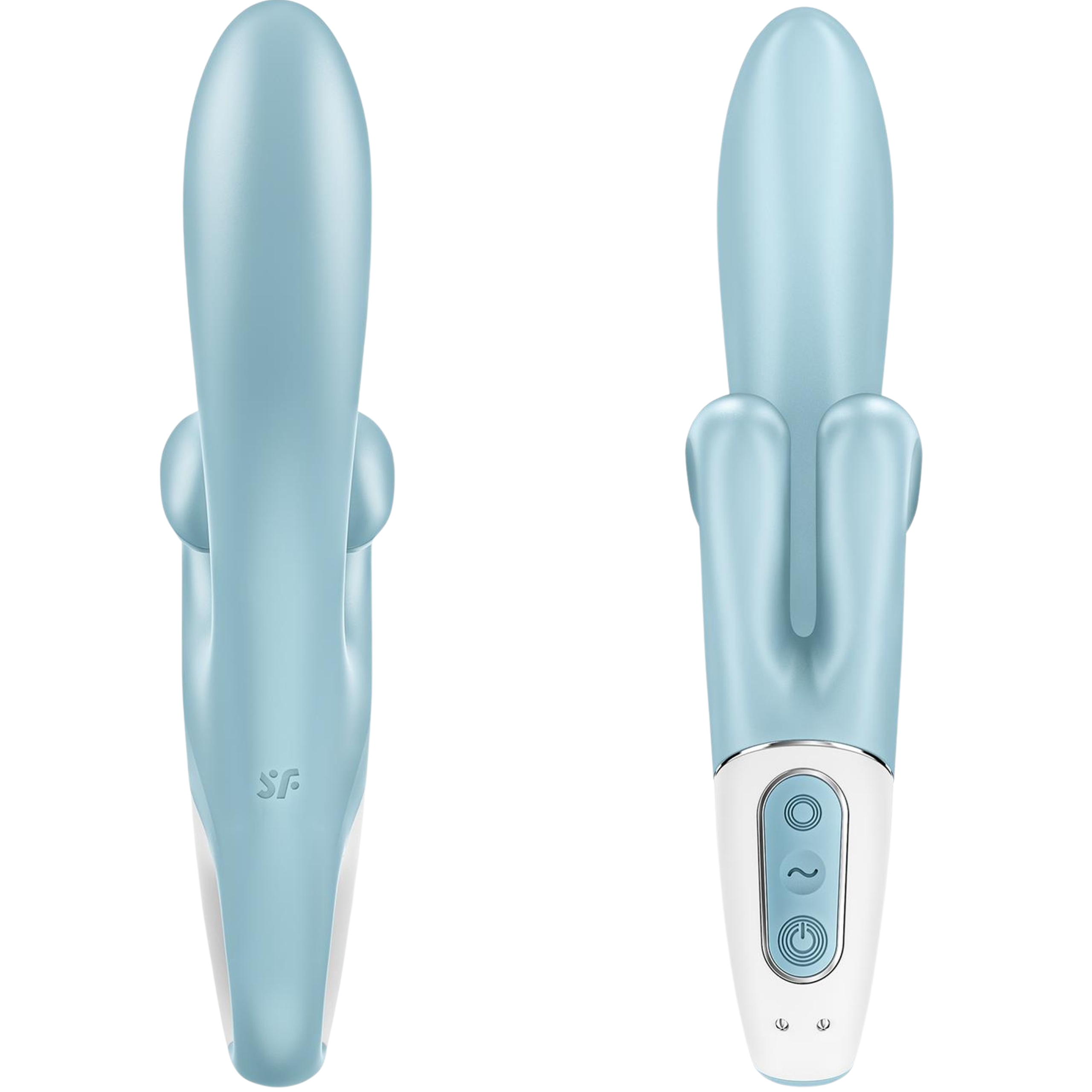 Wibrator króliczek Satisfyer Touch Me niebieski USB - obrazek 4