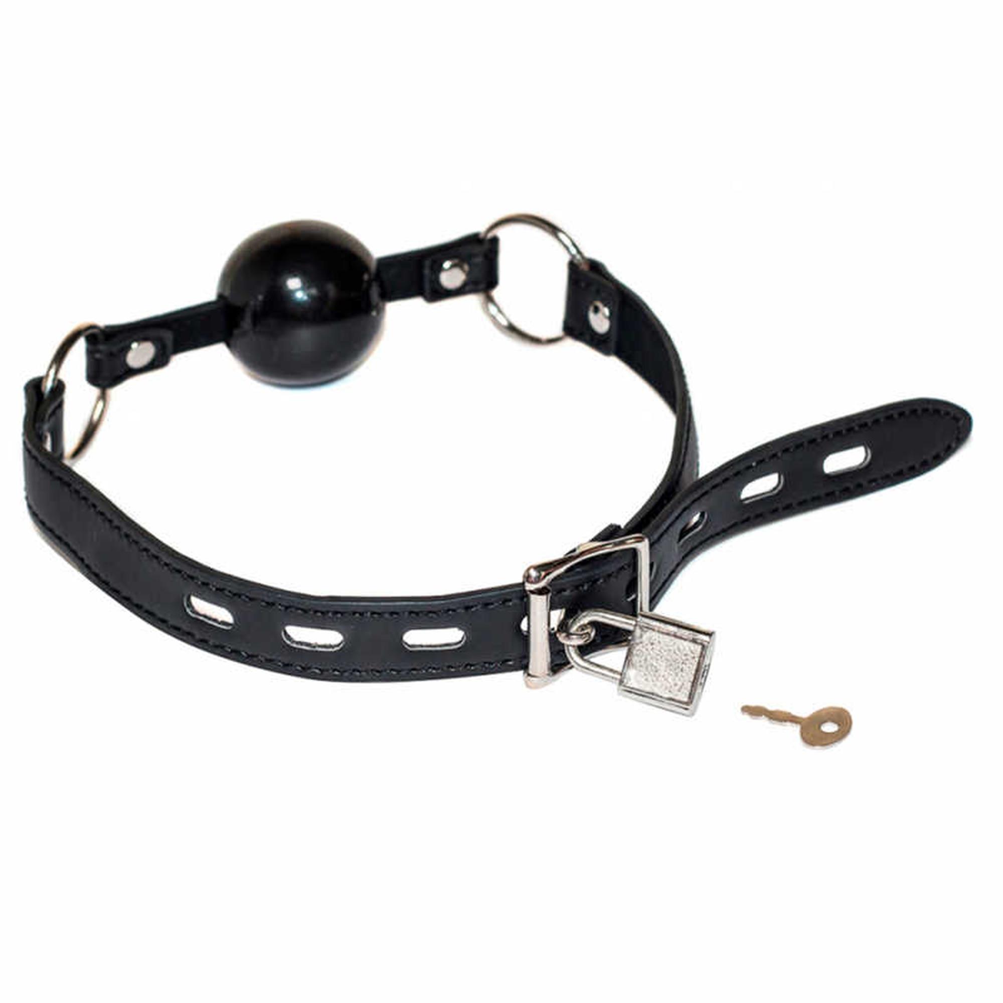 Knebel Party Hard Sequin Lola Games czarny 4 cm
