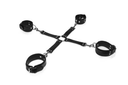 Wiązania krzyżak Whips Collection czarne
