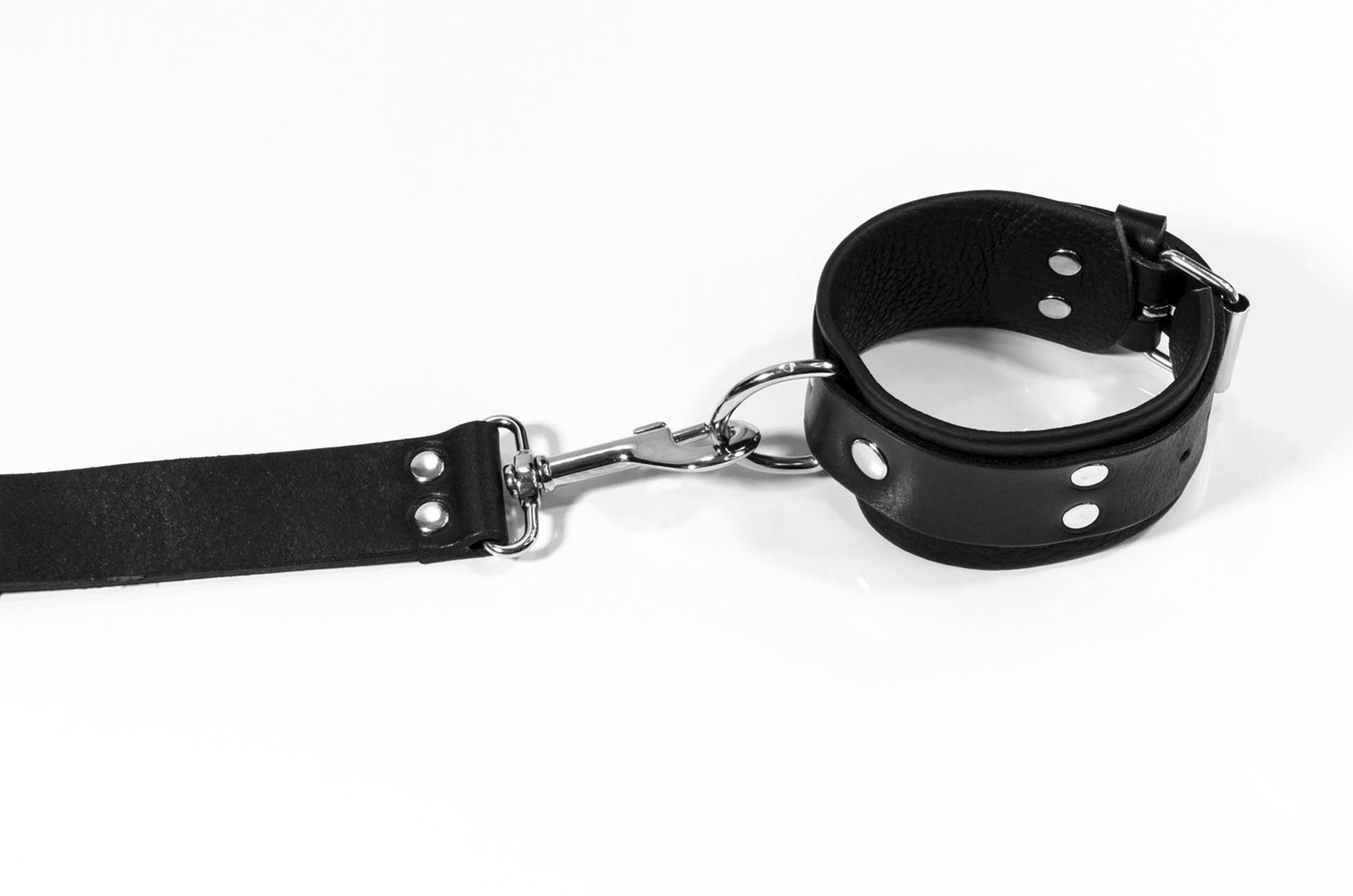 Wiązania krzyżak Whips Collection czarne - obrazek 2