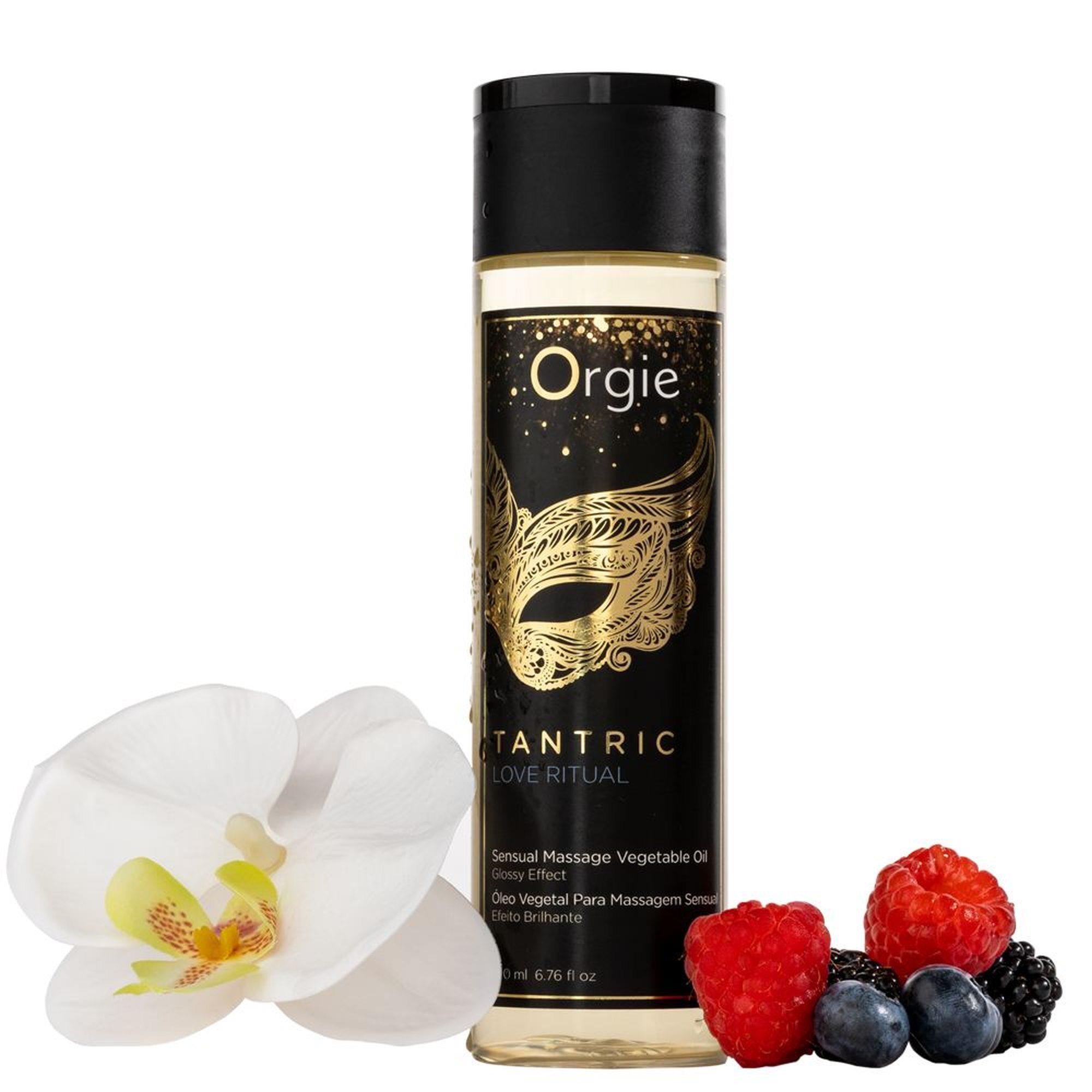 Olejek do masażu tantrycznego Orgie połyskujący 200 ml - obrazek 3