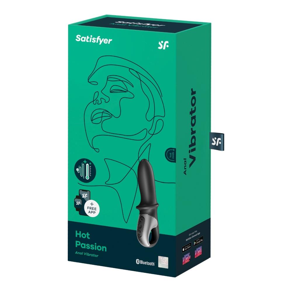 Wibrator analny podgrzewany Satisfyer Hot Passion czarny app - obrazek 4