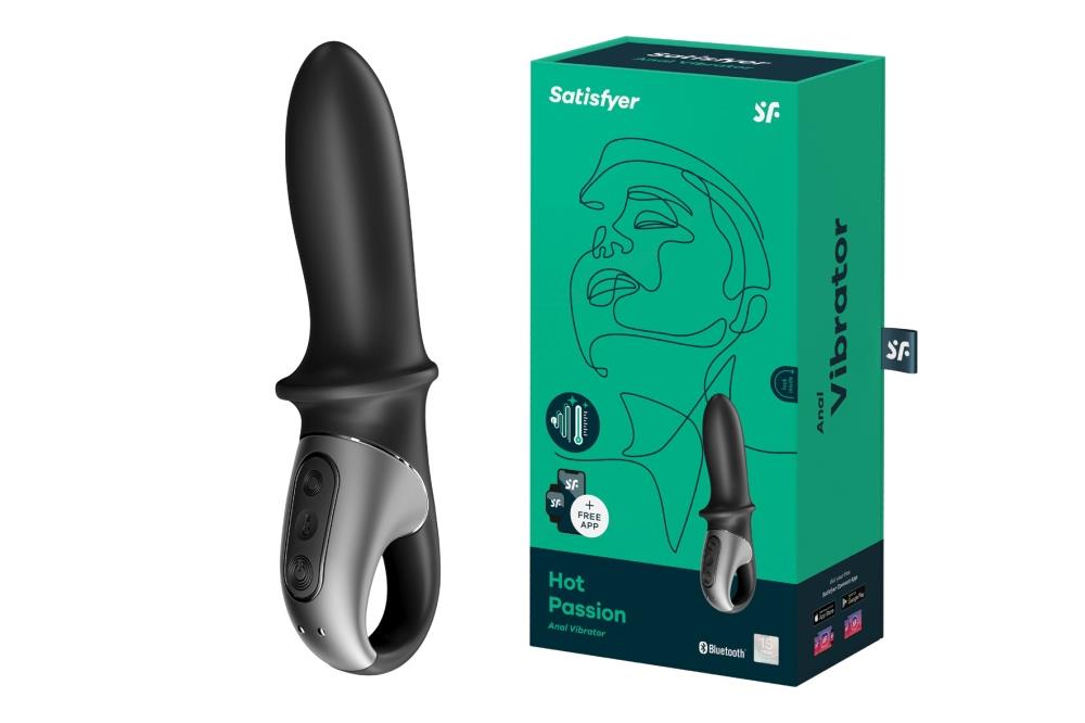 Wibrator analny podgrzewany Satisfyer Hot Passion czarny app - obrazek 5