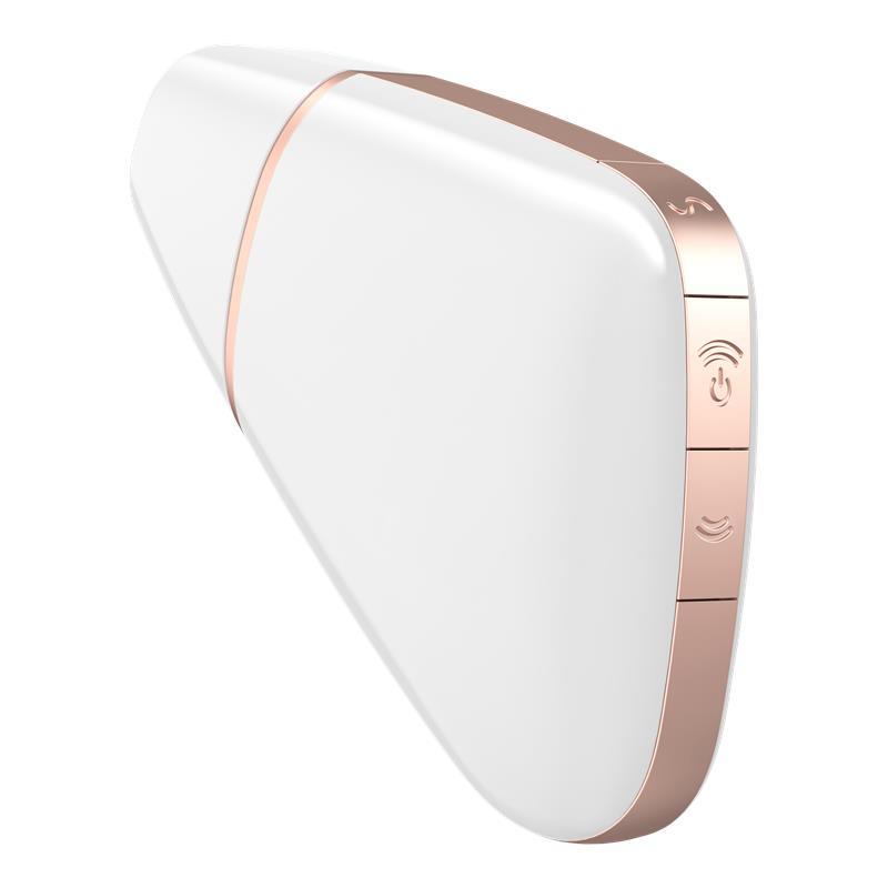 Stymulator łechtaczki Satisfyer Love Triangle biały z aplikacją - obrazek 4