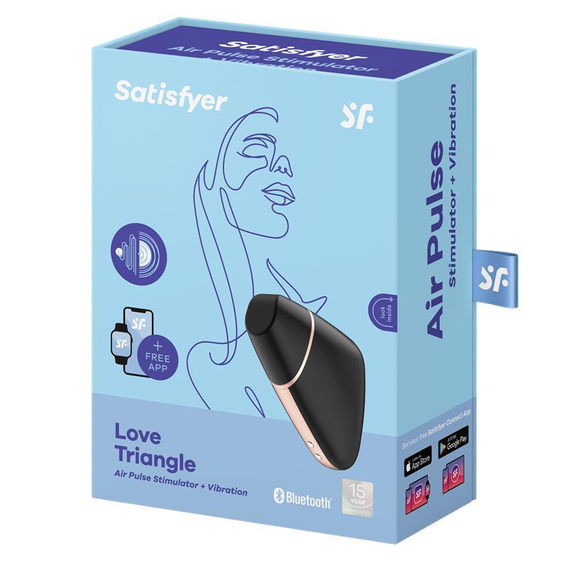 Wibrator Satisfyer Love Triangle sterowany aplikacją czarny - obrazek 7