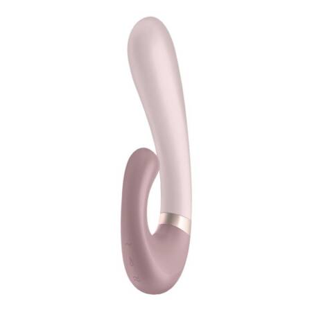 Wibrator punktu G Heat Wave Satisfyer z ciepłem fioletowy USB
