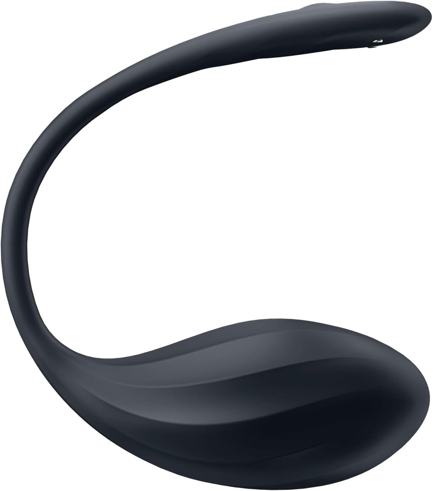 Jajko wibrujące prążkowane Satisfyer Ribbed Petal czarne