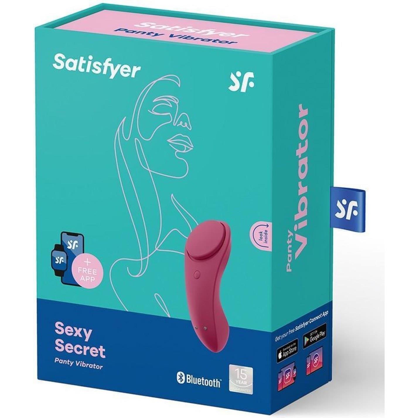 Stymulator łechtaczki Satisfyer Sexy Secret do majtek czerwony - obrazek 2