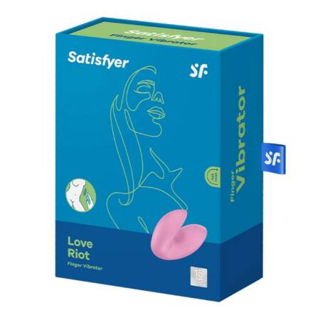 Wibrator na palec Satisfyer Love Riot różowy USB