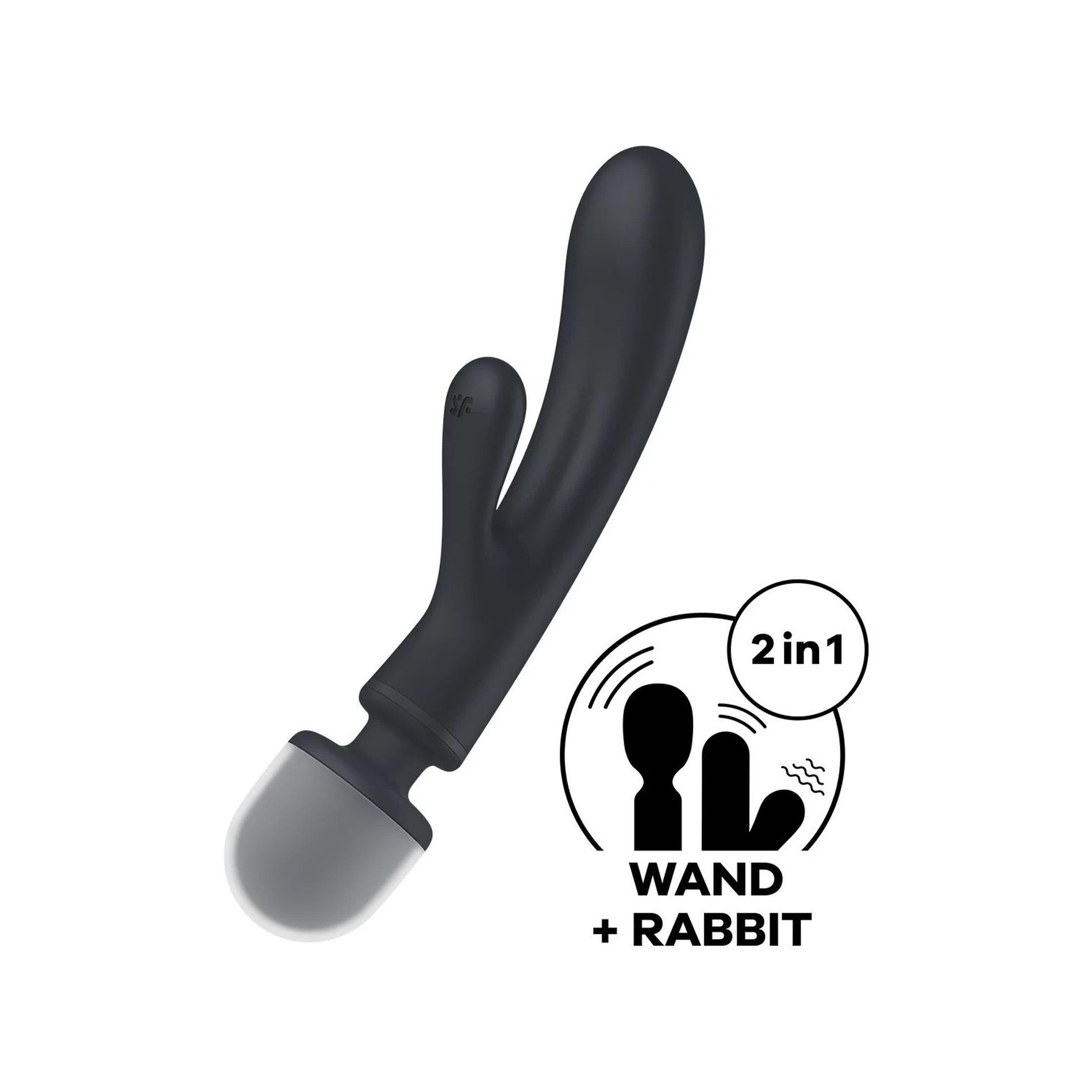 Wibrator punktu G Satisfyer Triple Lover szary - obrazek 3
