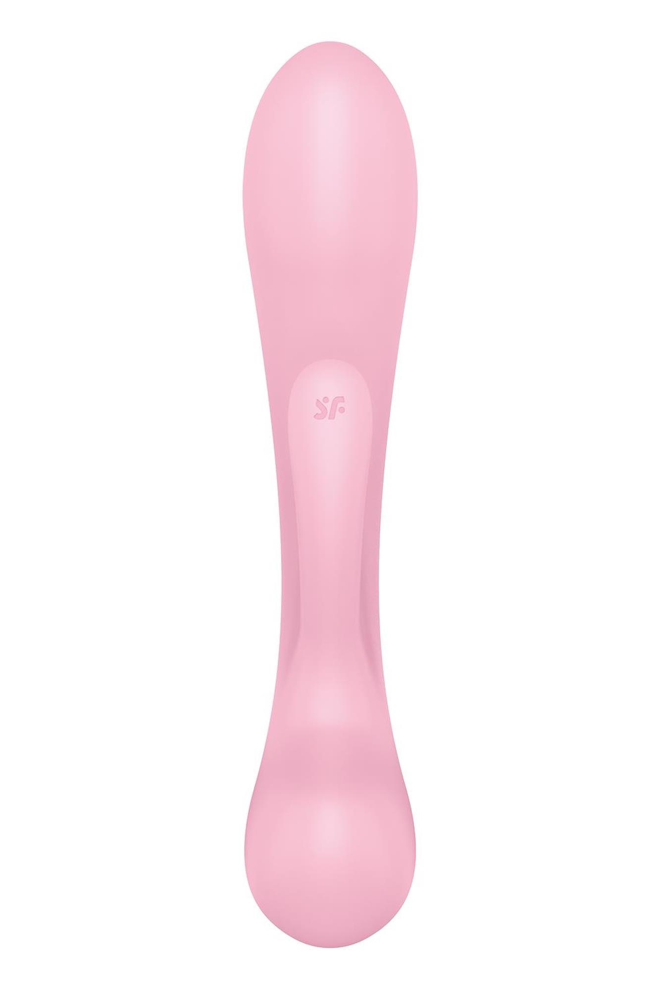 Wibrator króliczek Satisfyer Triple Oh różowy z 3 silnikami USB - obrazek 6