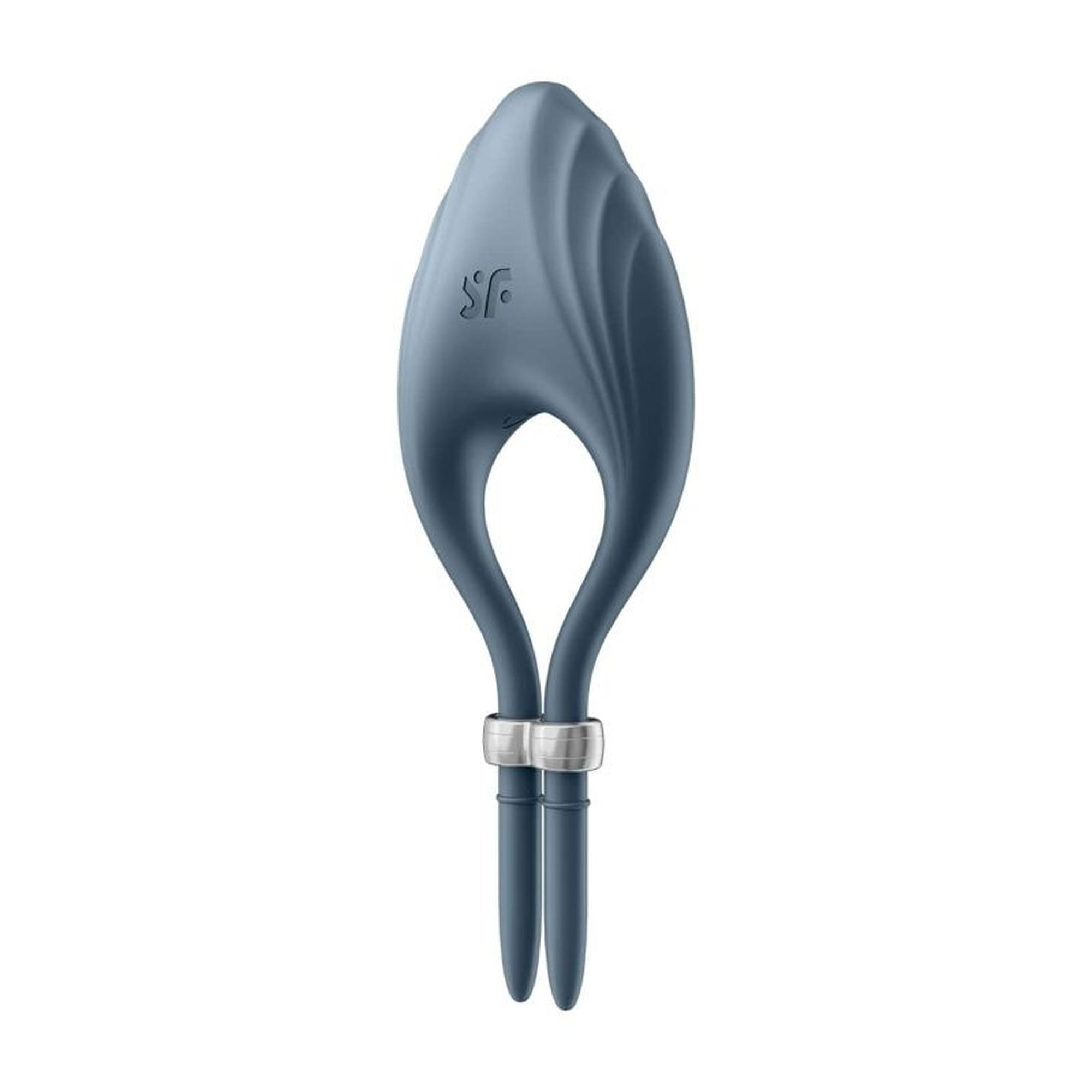 Pierścień erekcyjny wibrujący regulowany Satisfyer Duelist ciemnoniebieski - obrazek 2