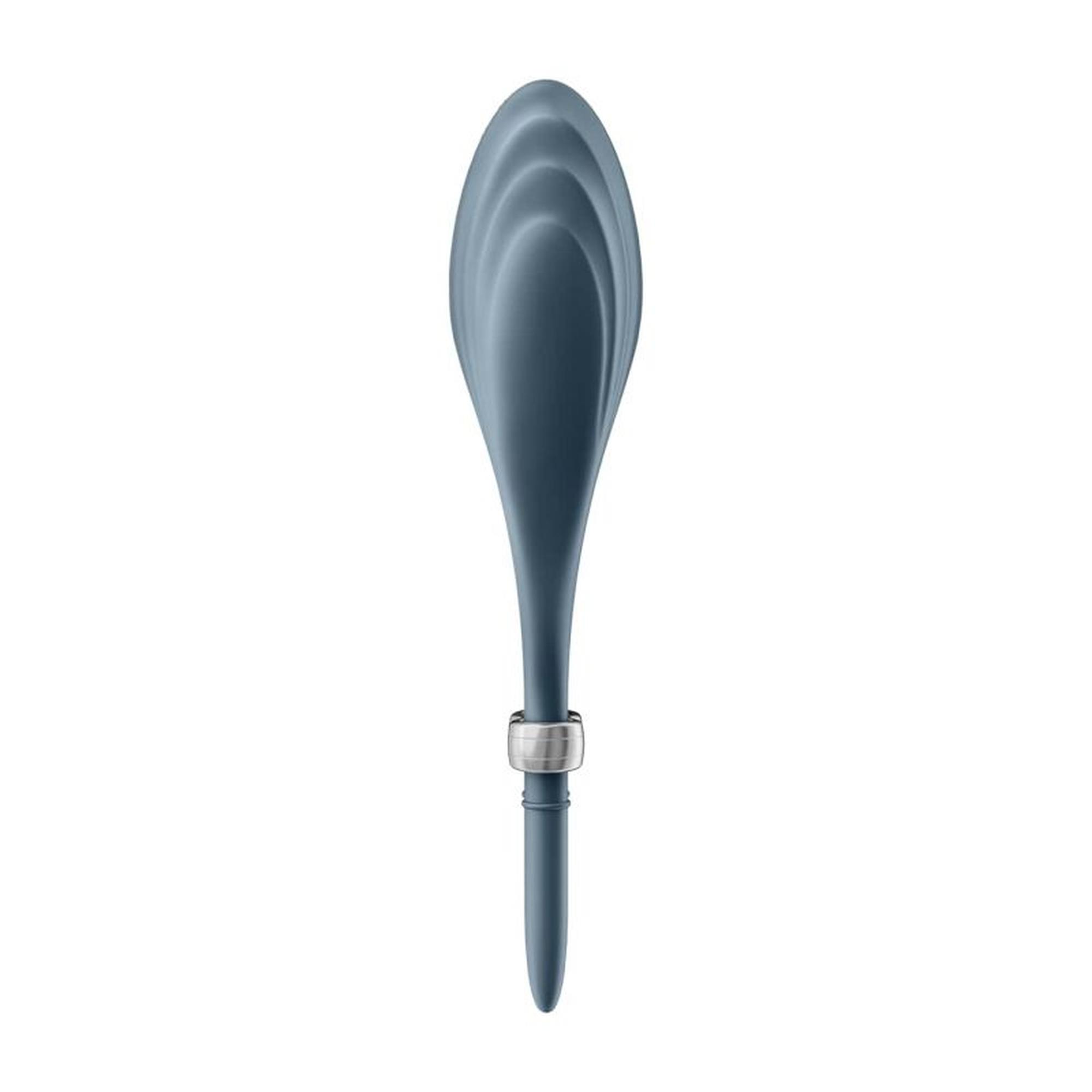 Pierścień erekcyjny wibrujący regulowany Satisfyer Duelist ciemnoniebieski - obrazek 3