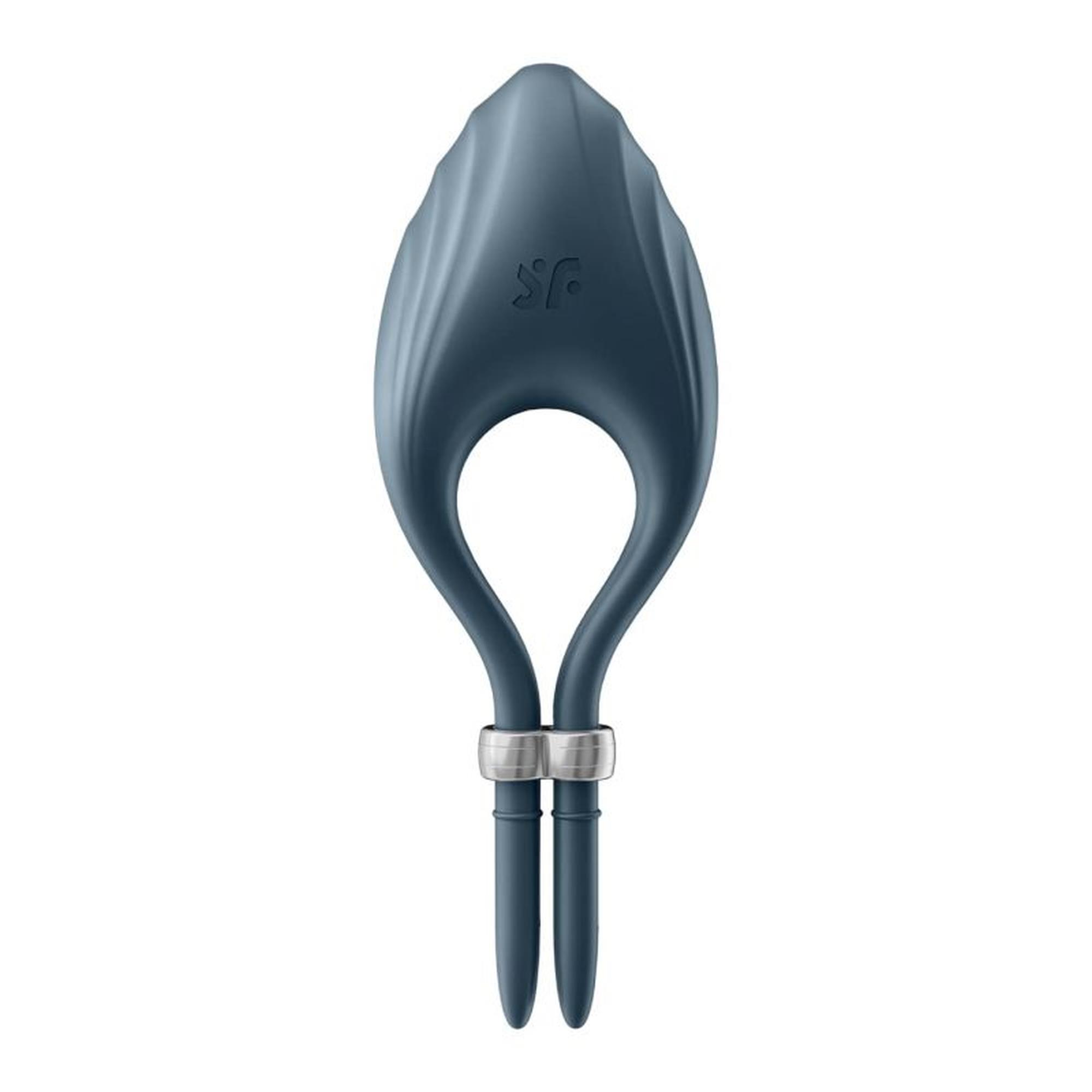 Pierścień erekcyjny wibrujący regulowany Satisfyer Duelist ciemnoniebieski - obrazek 4