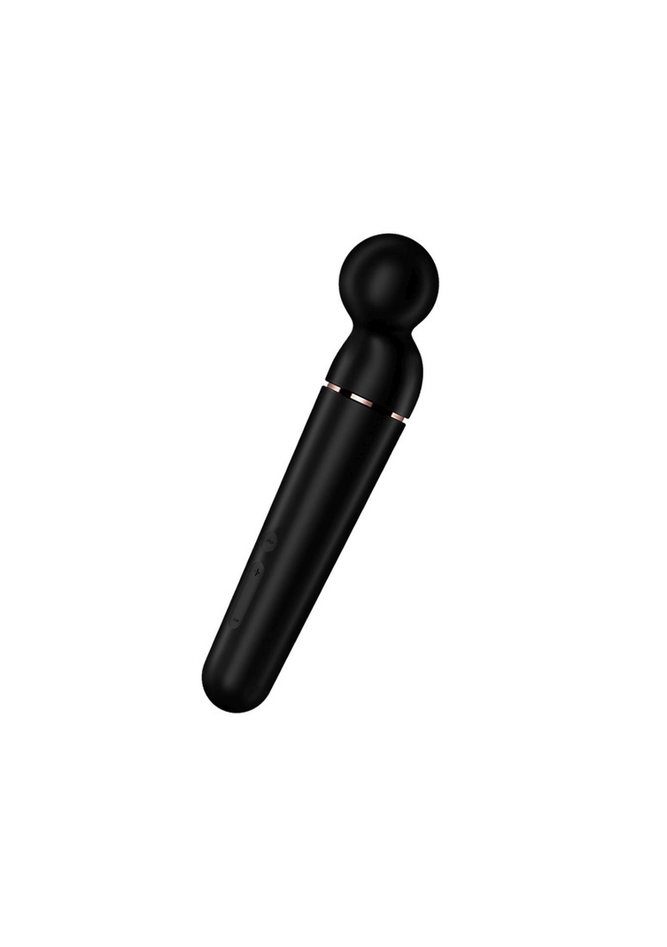 Masażer silikonowy Satisfyer Planet Wander XXL czarny różowozłoty USB