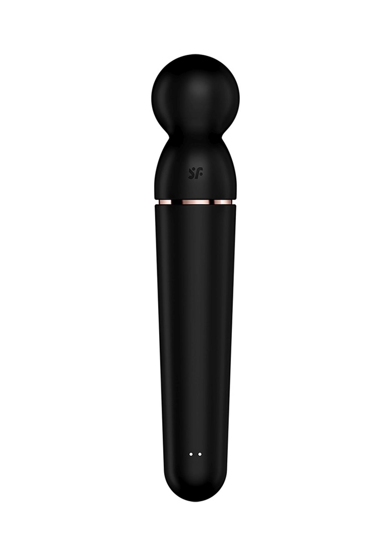 Masażer silikonowy Satisfyer Planet Wander XXL czarny różowozłoty USB - obrazek 4