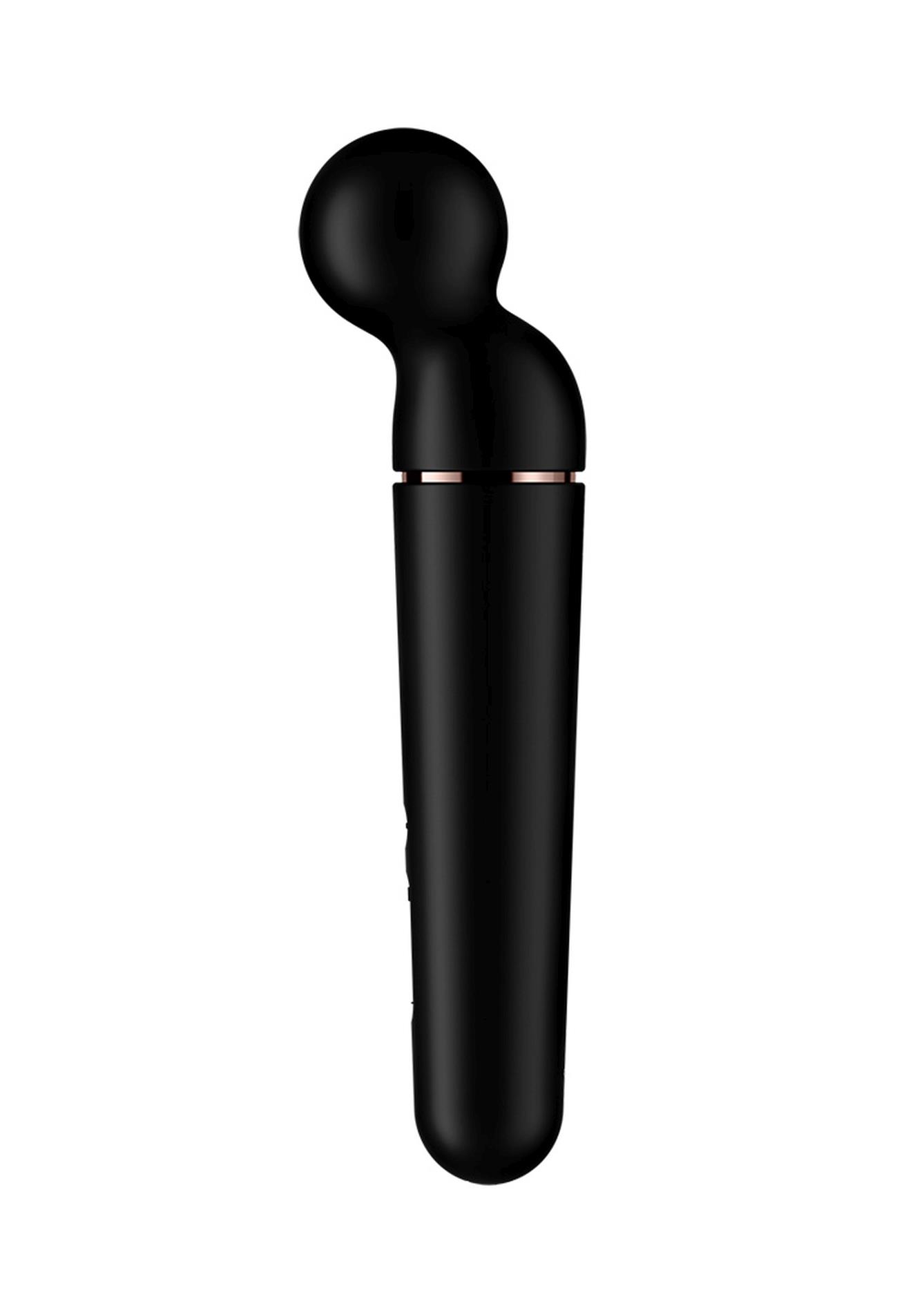 Masażer silikonowy Satisfyer Planet Wander XXL czarny różowozłoty USB - obrazek 5