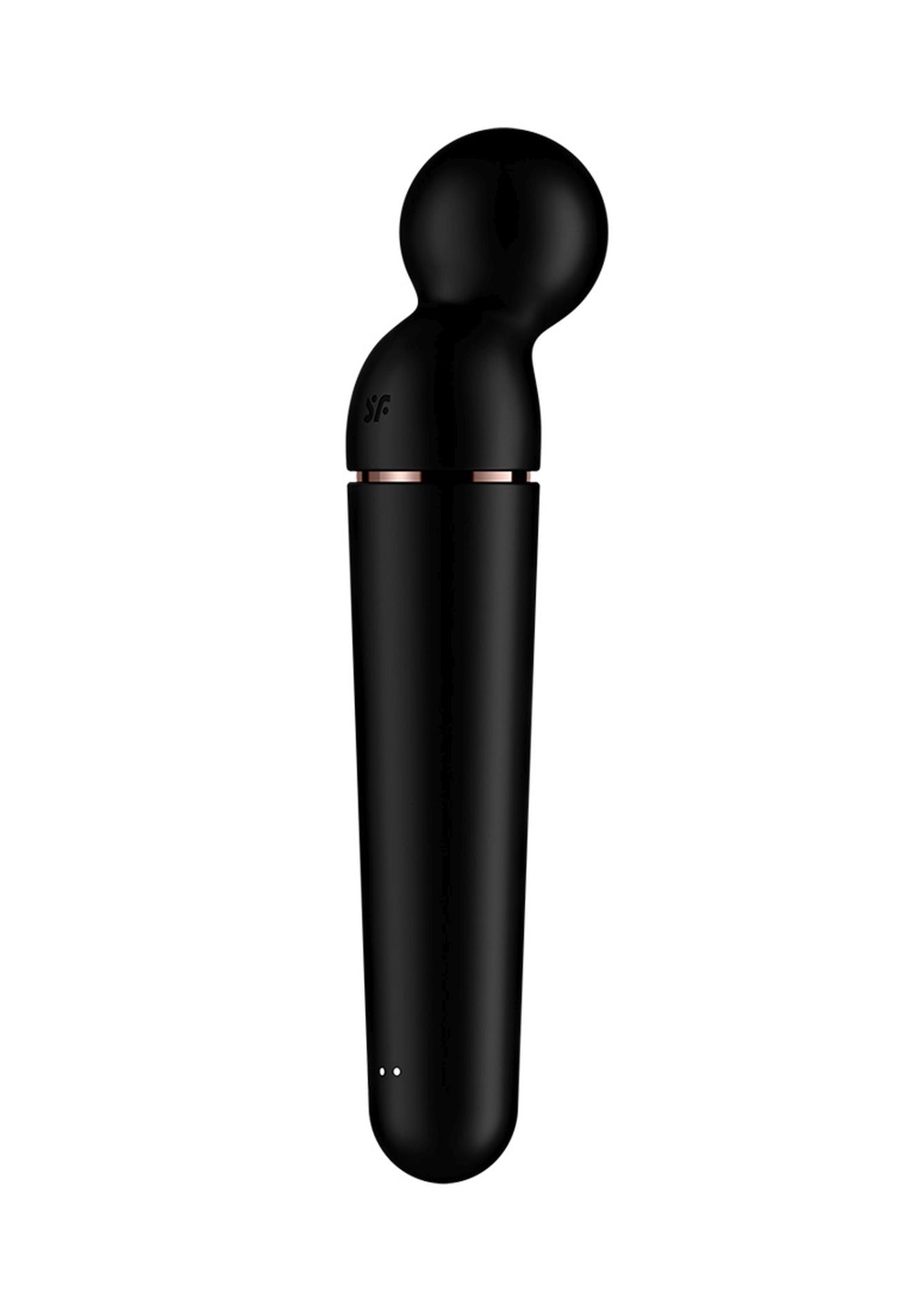 Masażer silikonowy Satisfyer Planet Wander XXL czarny różowozłoty USB - obrazek 6