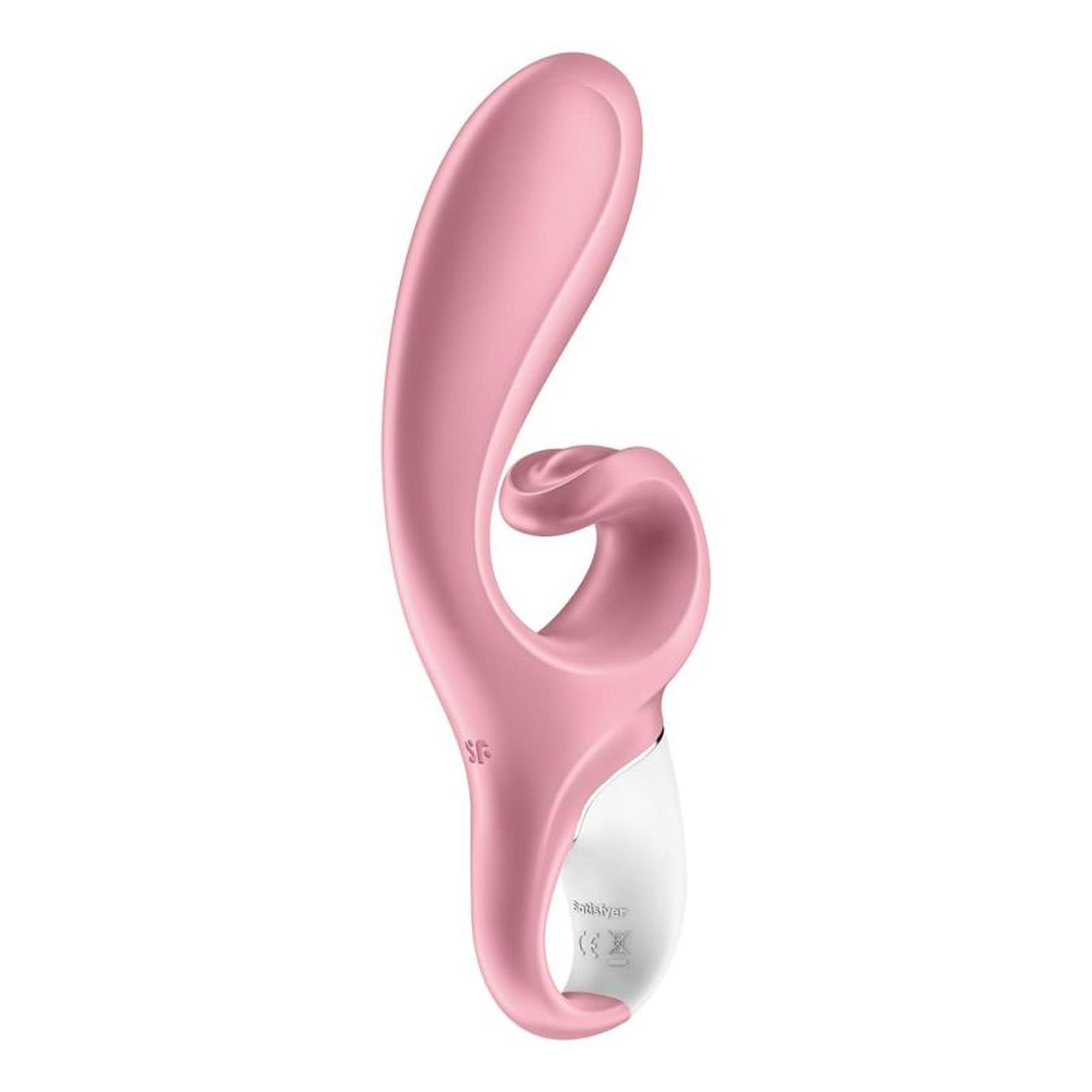 Wibrator punktu G Satisfyer Hug Me różowy silikonowy z aplikacją USB - obrazek 5
