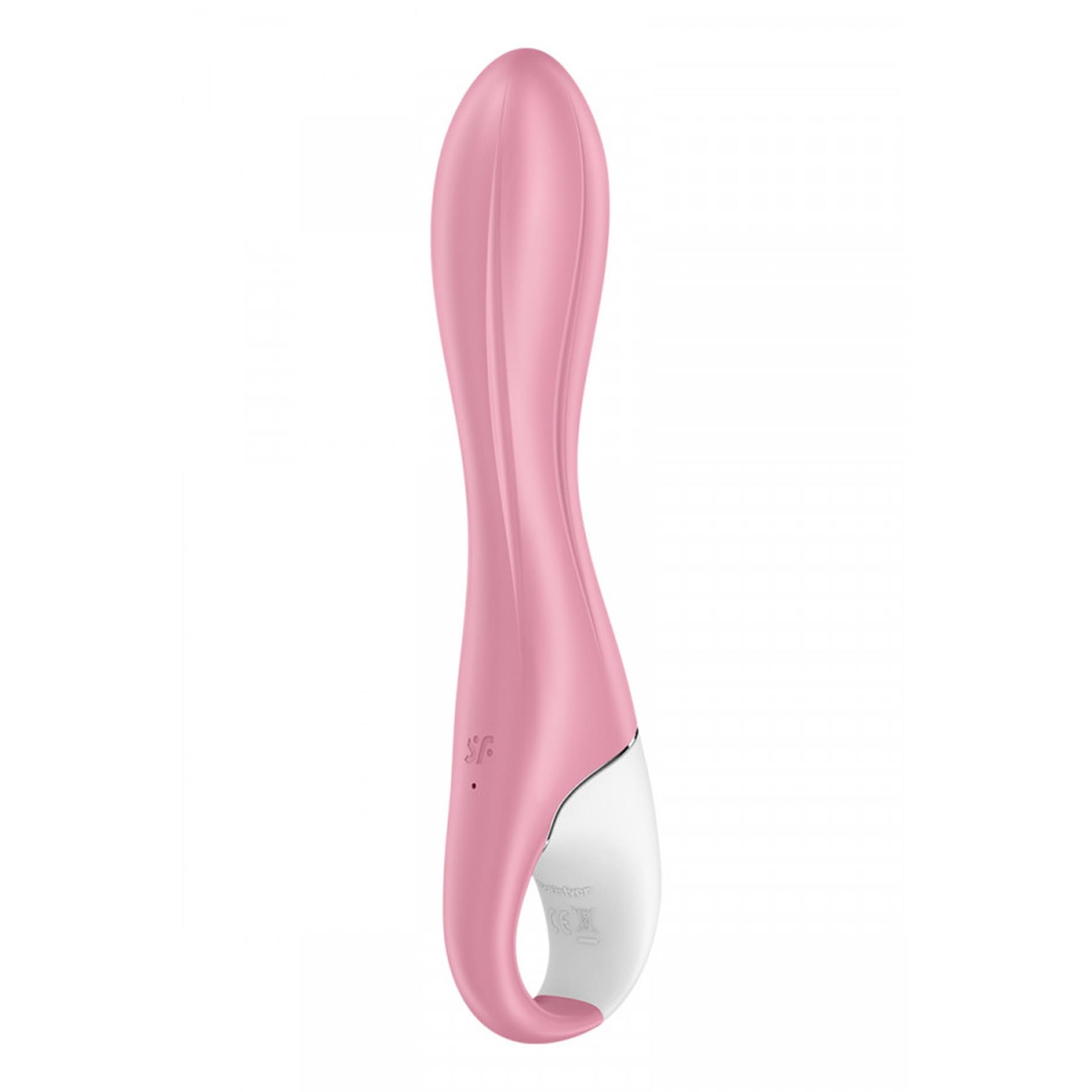 Wibrator nadmuchiwany Satisfyer Air Pump 2 jasnoczerwony USB 21 cm - obrazek 3