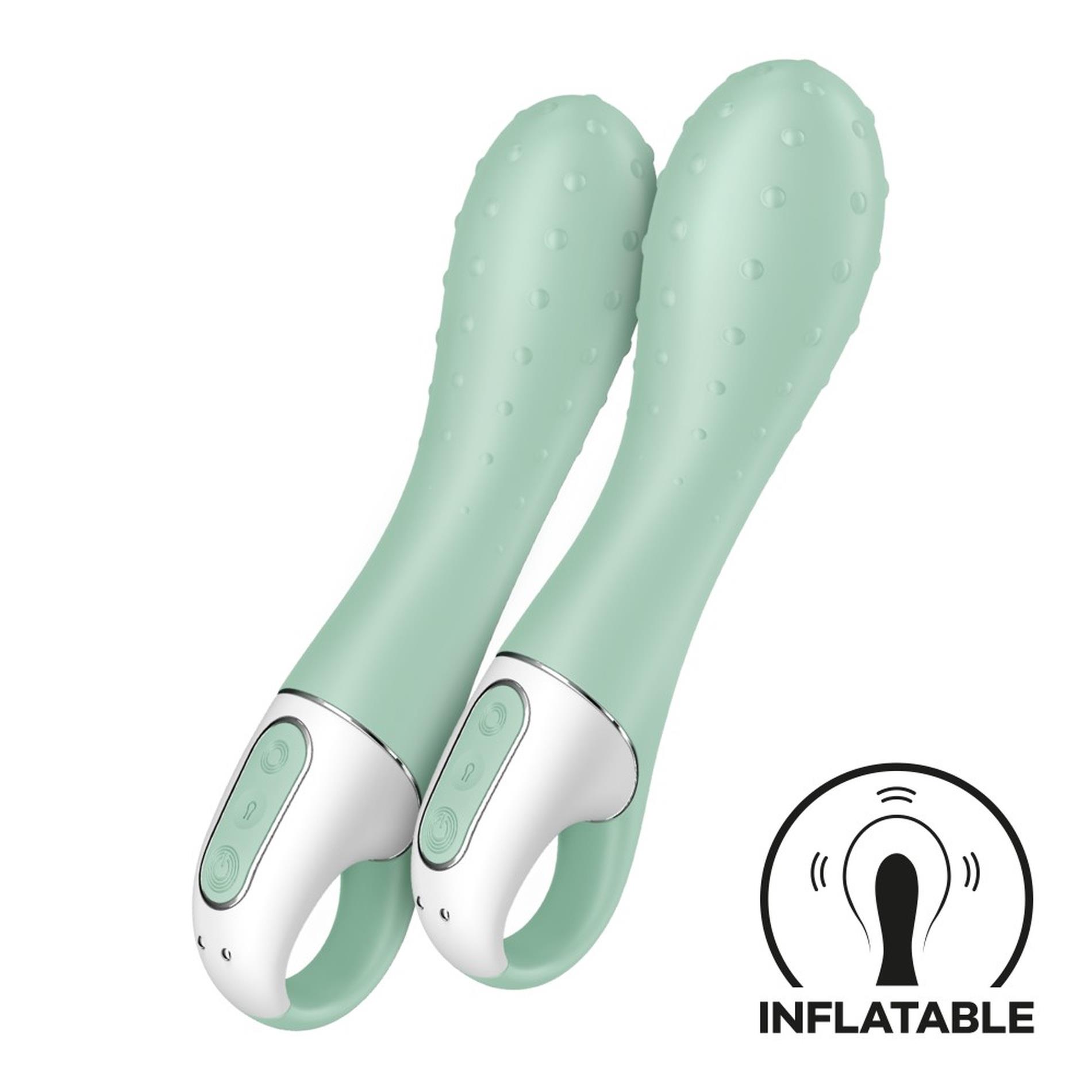Wibrator punktu G Satisfyer Air Pump 3 miętowy USB - obrazek 2