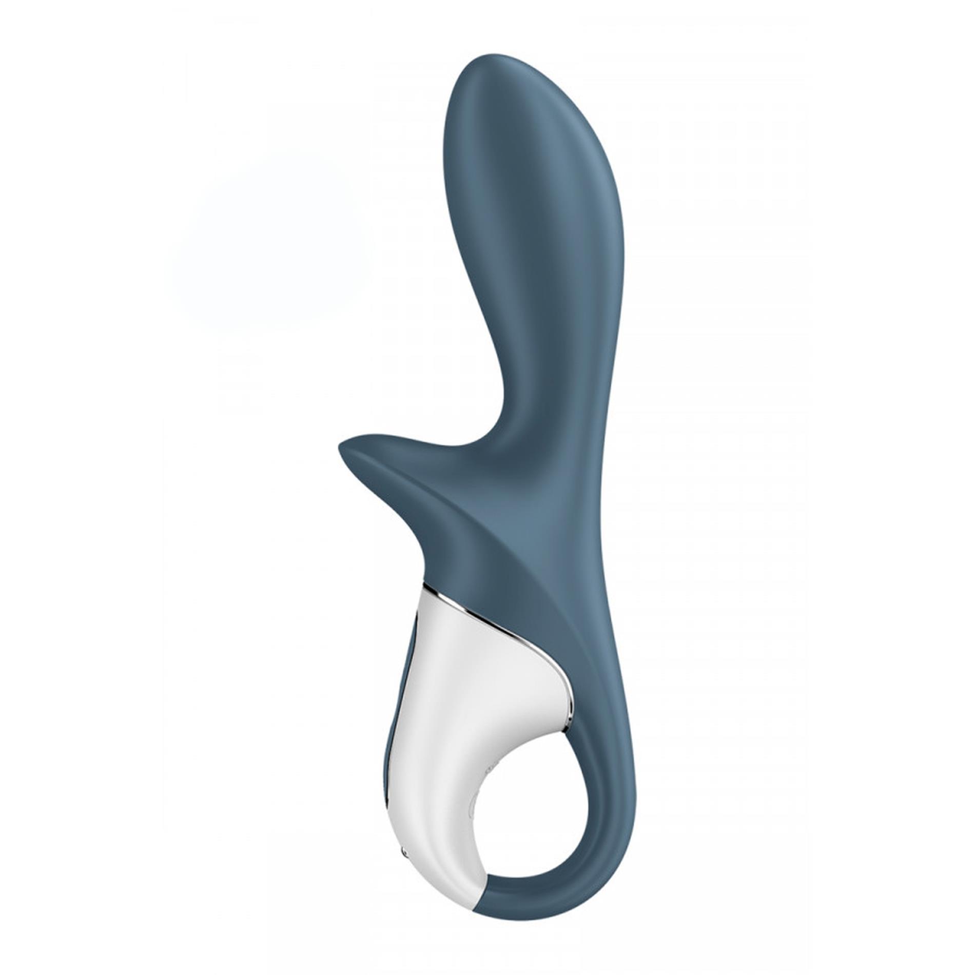 Nadmuchiwany wibrator analny Satisfyer Air Pump Booty 2 ciemnoszary USB - obrazek 2