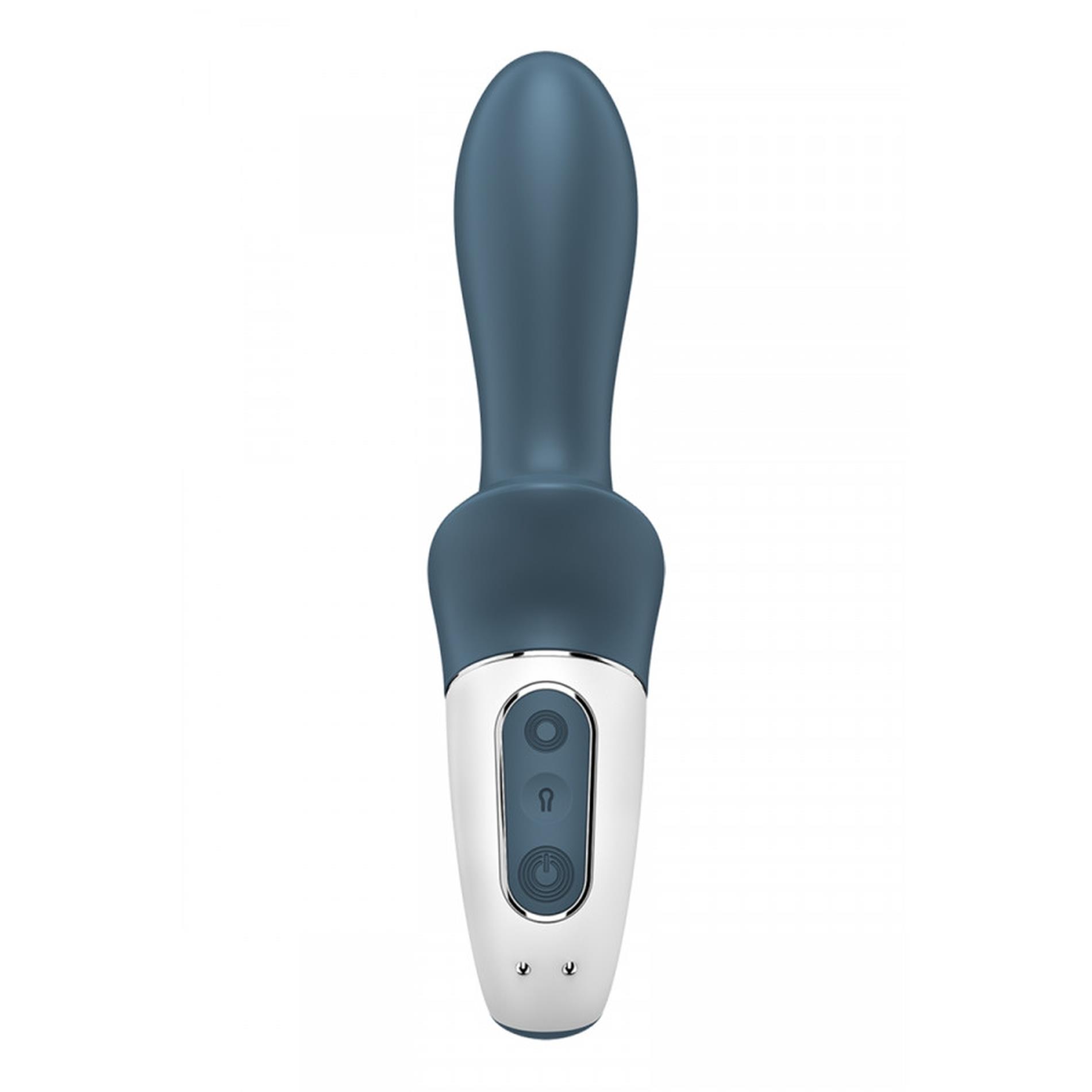 Nadmuchiwany wibrator analny Satisfyer Air Pump Booty 2 ciemnoszary USB - obrazek 3