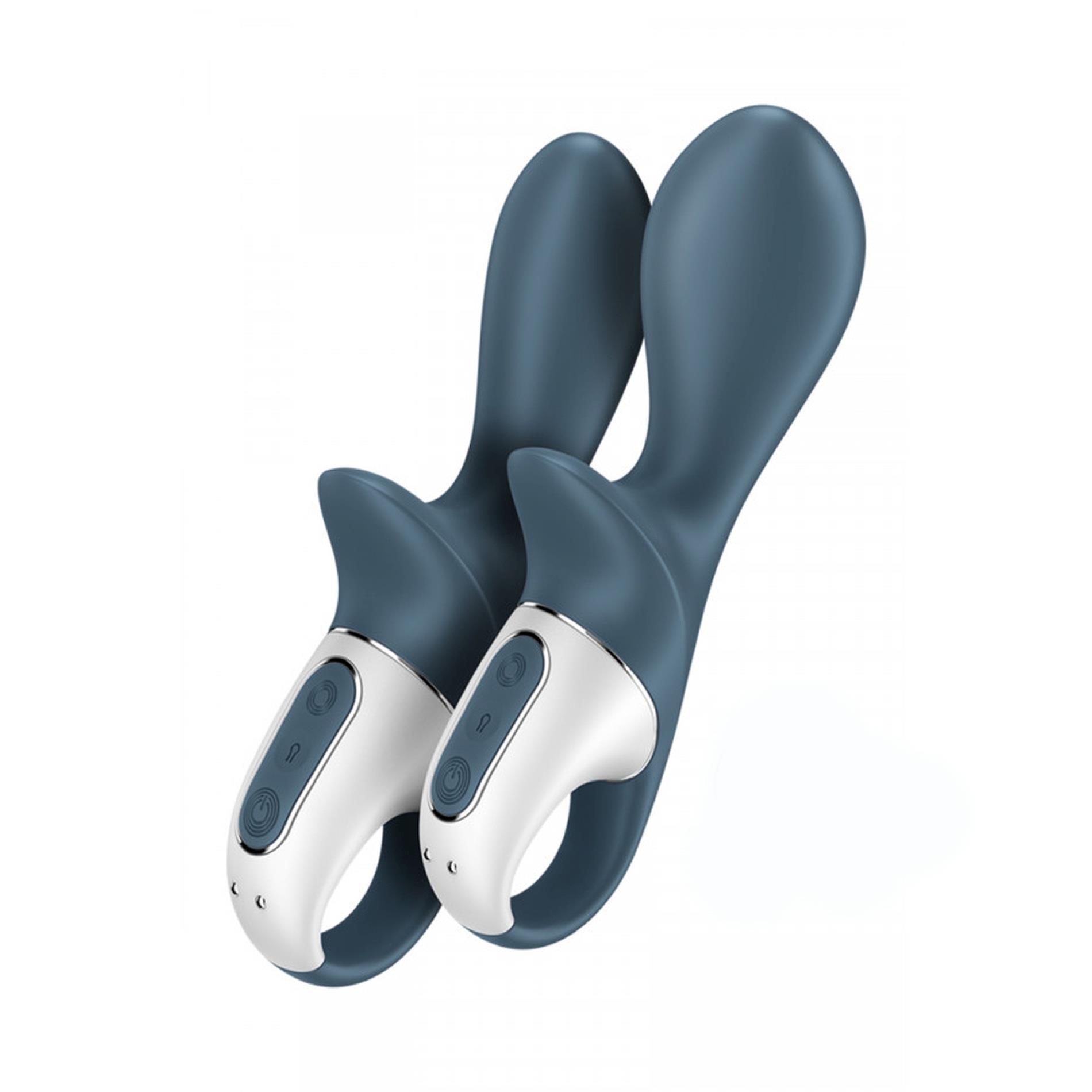 Nadmuchiwany wibrator analny Satisfyer Air Pump Booty 2 ciemnoszary USB - obrazek 5