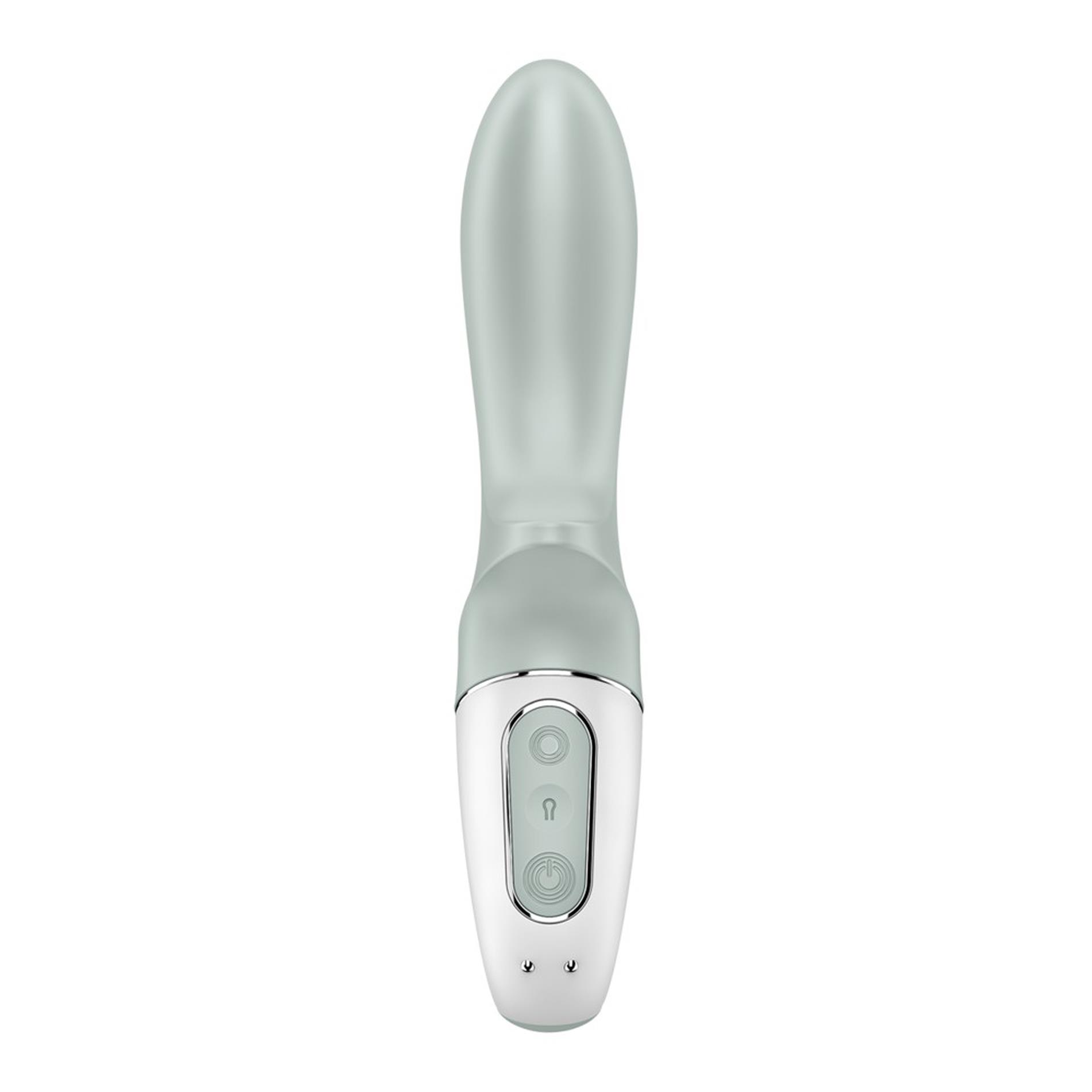 Wibrator analny nadmuchiwany Satisfyer Air Pump Booty 3 szarozielony USB - obrazek 6