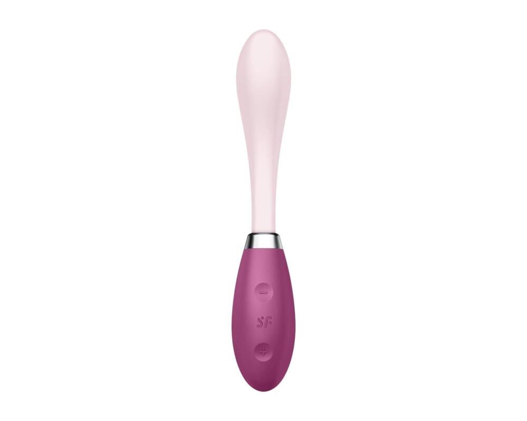 Wibrator punktu G Satisfyer Flex 3 czerwony silikonowy USB 19 5 cm