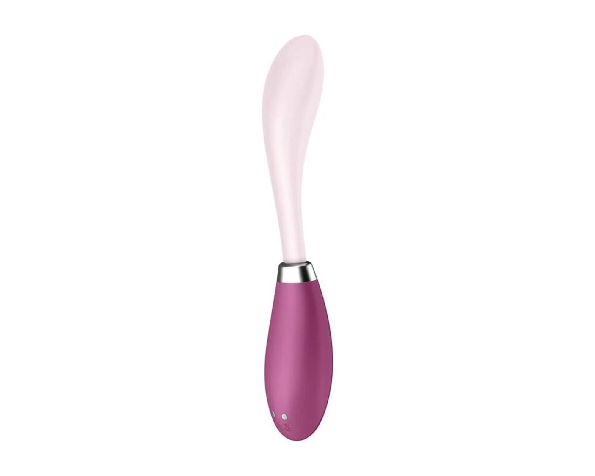 Wibrator punktu G Satisfyer Flex 3 czerwony silikonowy USB 19 5 cm - obrazek 2